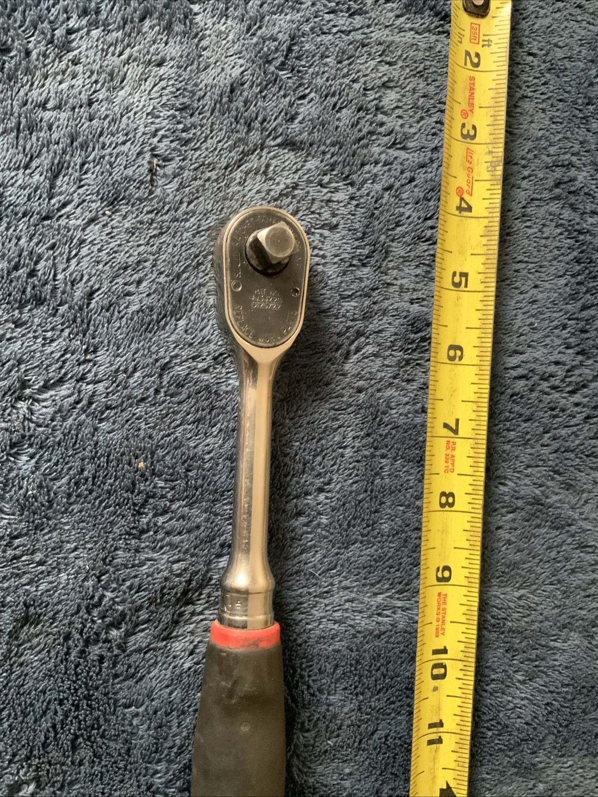 Snap On Fh936a, 3/8”’drive Soft Grip Ratchet…works Fine….used….