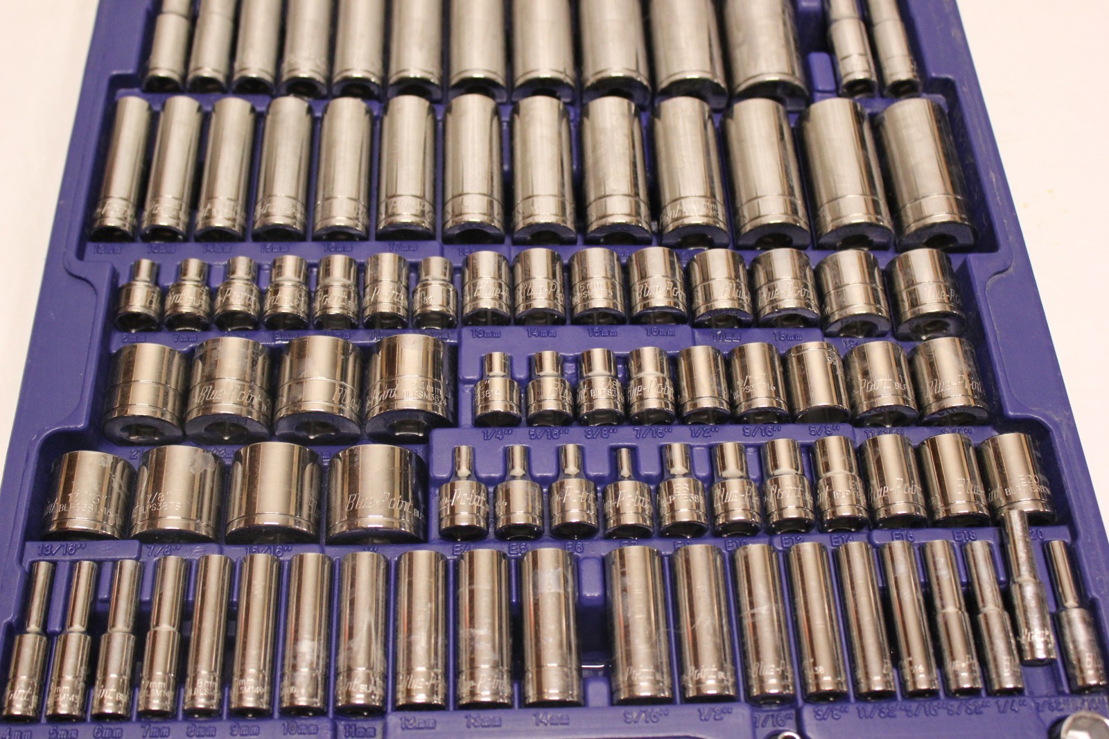 Blue-Point BLPGSSC155 155pc Combination Drive SAE/Metric Socket Set C1