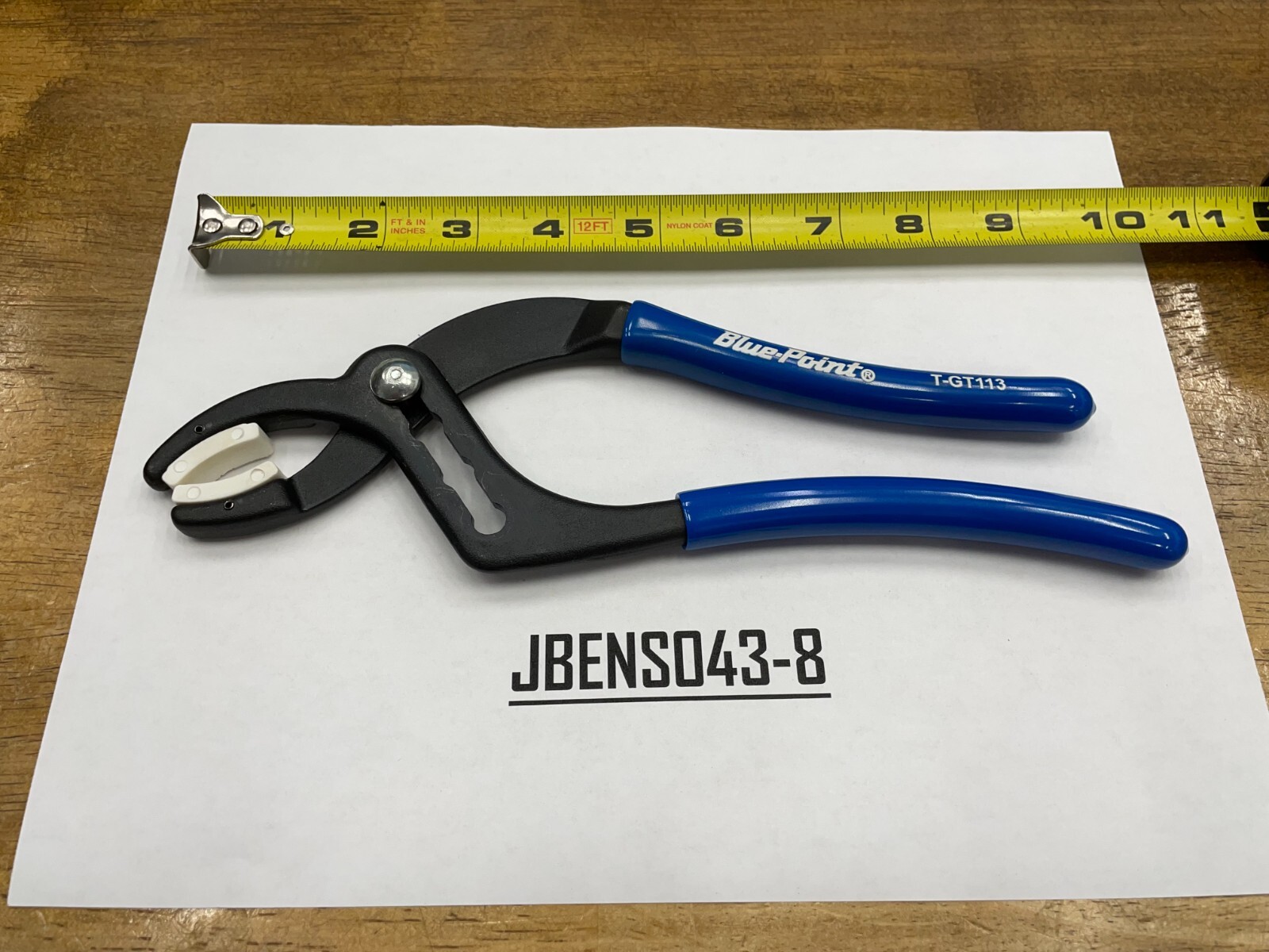 Blue-Point Tools NEW Blue Soft Grip Slip Joint Soft Non Marring Pliers T-GT113