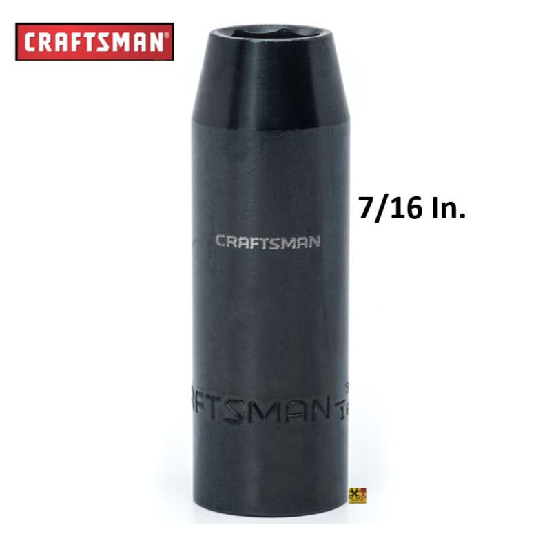 Craftsman 1/2 Inch Drive Impact Deep Socket 6 Point Metric MM Inch SAE Pick Size