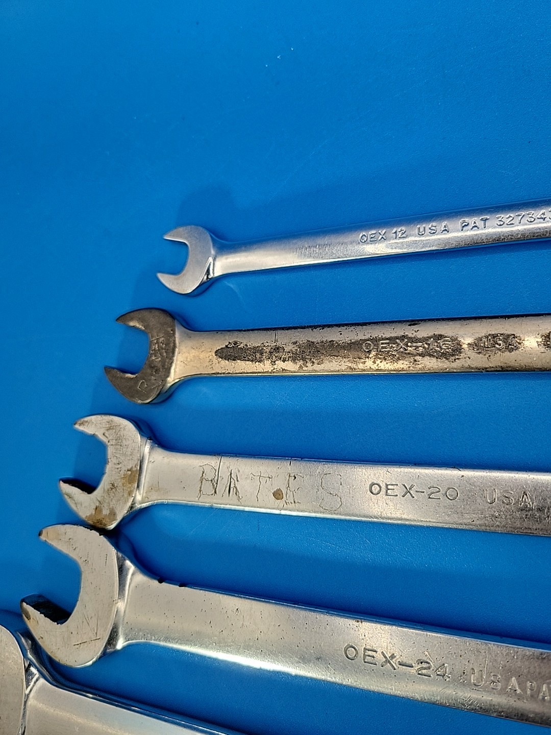 Snap-on Tools Combination Wrench Set 3/8″ to 15/16″ OEX Ser 12 Pt 5 Pcs S-12-1