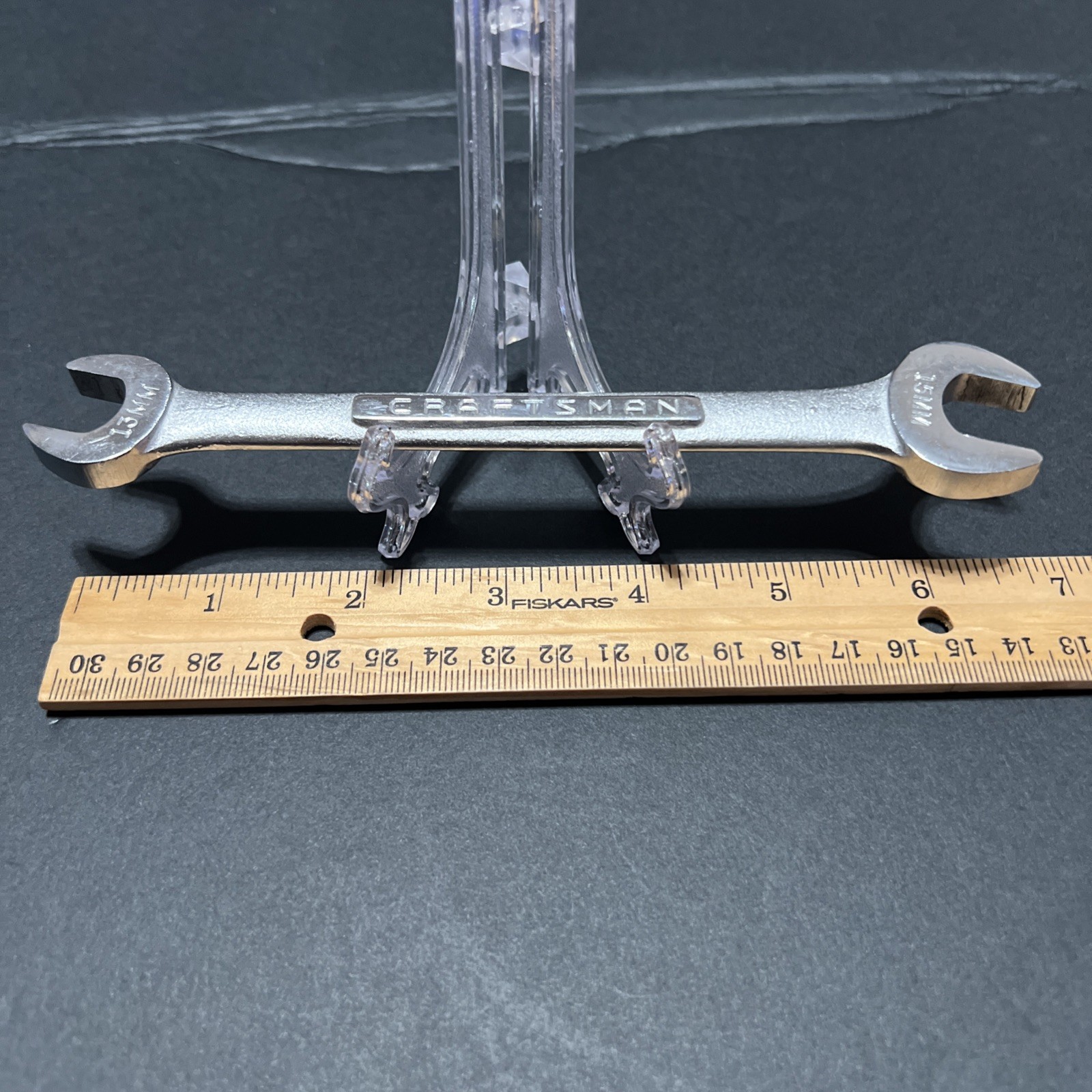 Vintage Craftsman 15mm x 13mm Metric Open End Wrench V 44507 Made In USA