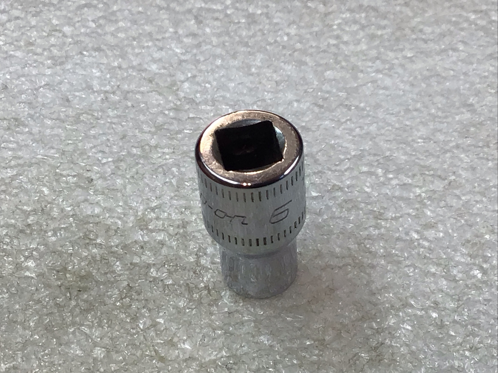 Snap On-#TMM6 – 6mm, Metric, Chrome, 1/4” Dr., 6 Pt., Shallow Socket-USA-NICE-