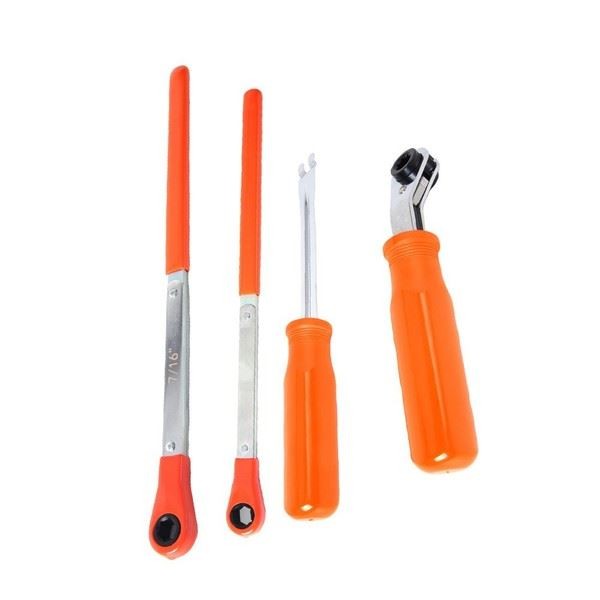 Automatic Slack Adjuster Release Tool Kit 4 Pcs for Truck Trailer Brake Systems