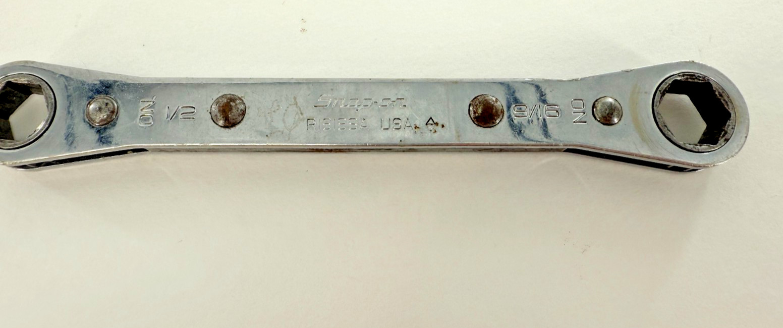 Snap-On R1618SA 1/2″ & 9/16″ 6 Point Ratcheting Box Wrench