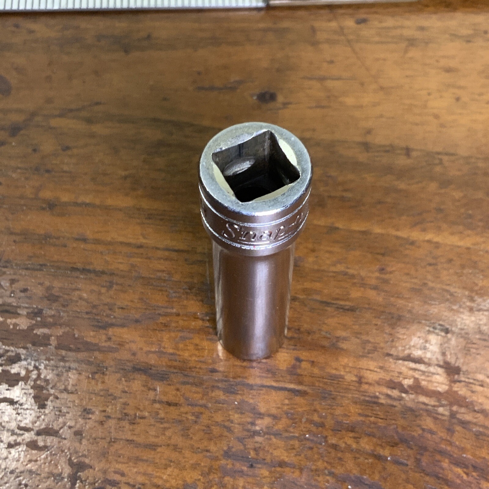 Vintage (1964?) Snap-on Tools USA SFS121 3/8″ Drive 3/8″ SAE Deep 6 Point Socket