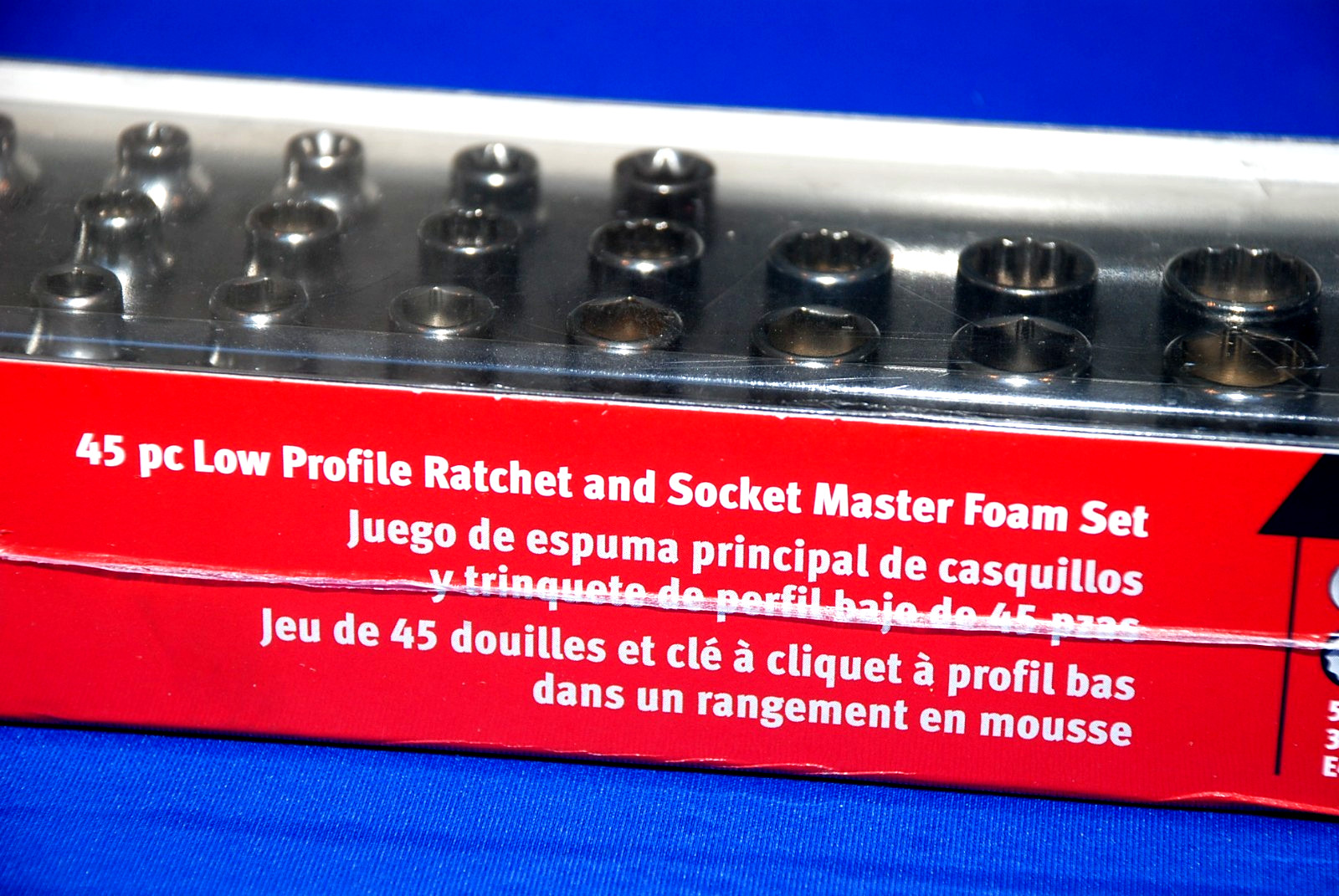 Snap-on NEW 45 Pc 1/4″ Drive Low-Profile Ratchet/Flank Drive Socket Master Set