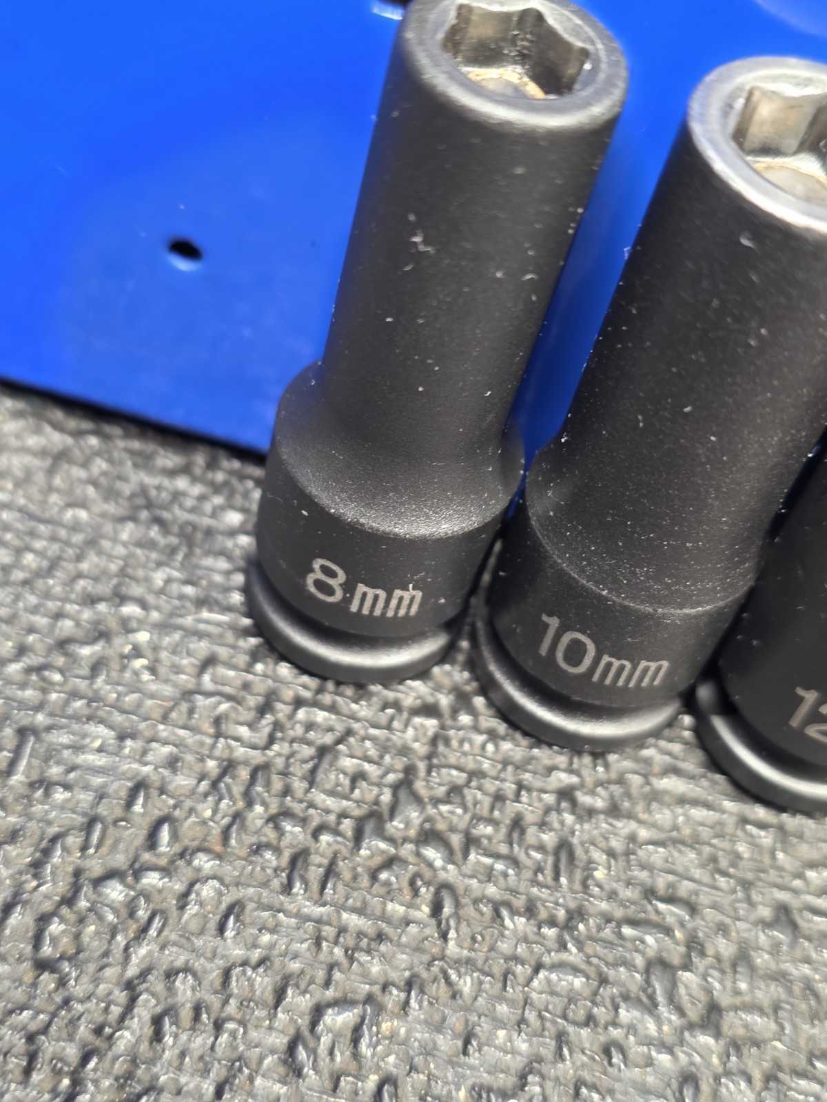 Grey Pneumatic GP 3/8″ Drive 8, 10, 12 & 14mm Magnetic Deep Impact Sockets Nice