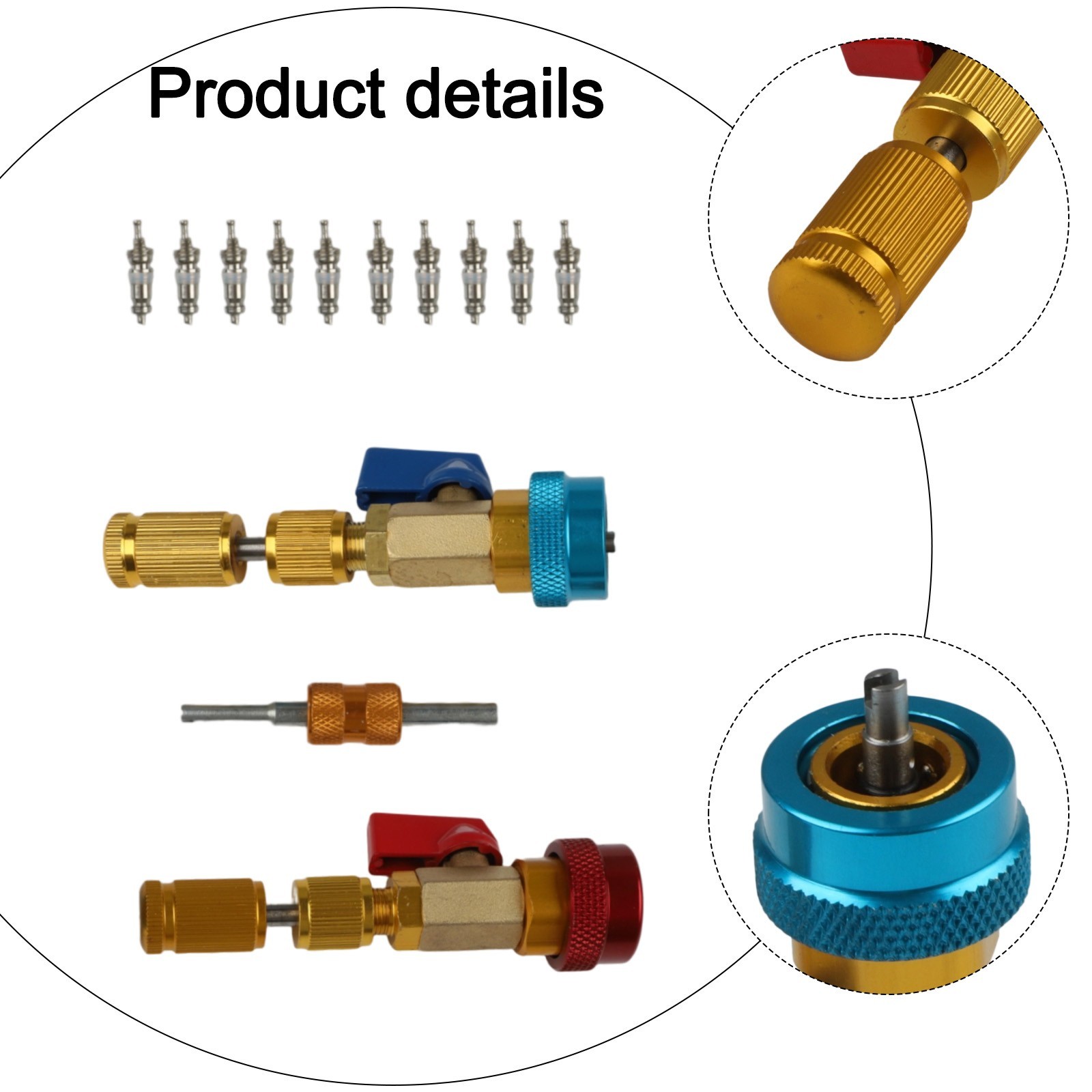 For R134A Valve Core Quick Removal Tool for Automotive Air Conditioning Systems
