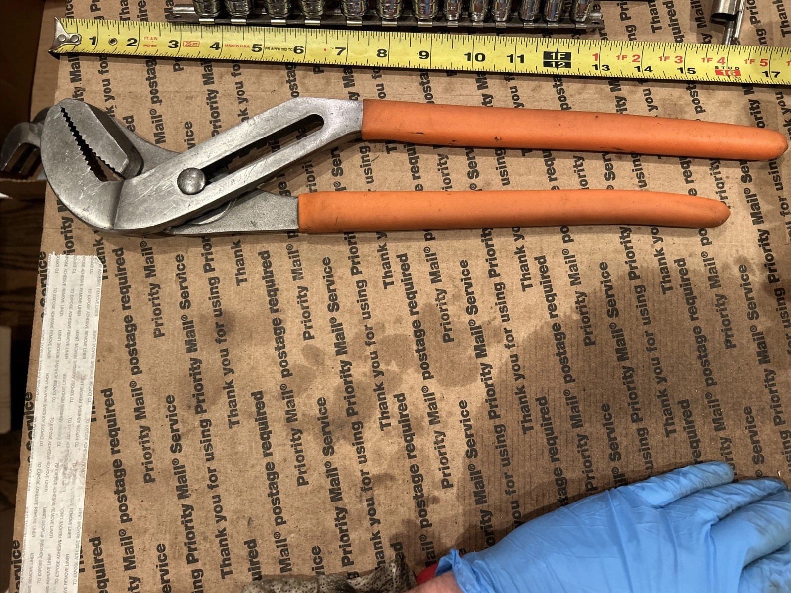 Cummins Slip Joint Adjustable Pipe Wrench Pliers 17″ SimilarTo Blue Point HL116P