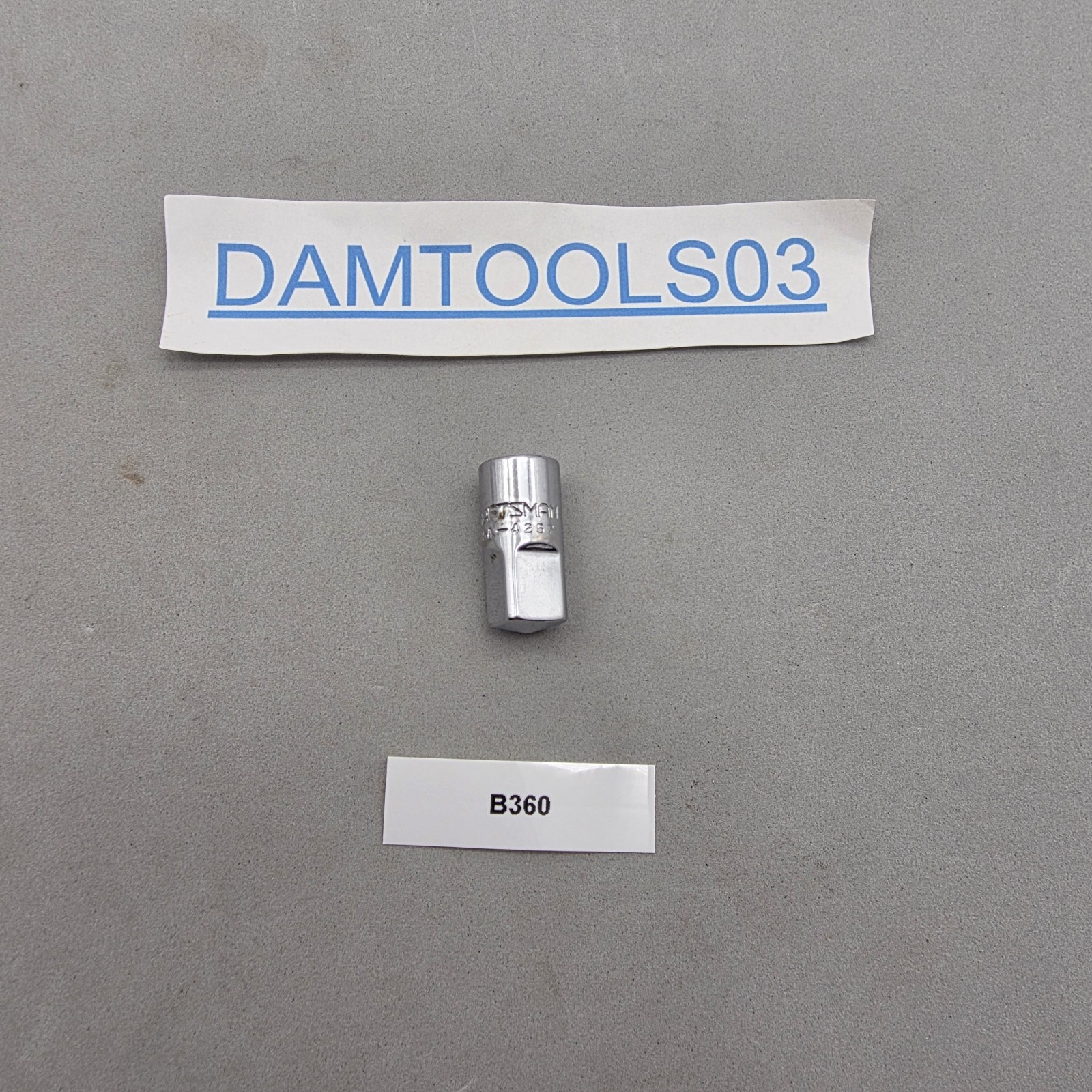 Craftsman Tools 1/4″ x 3/8″ Socket Adapter 4257 USA