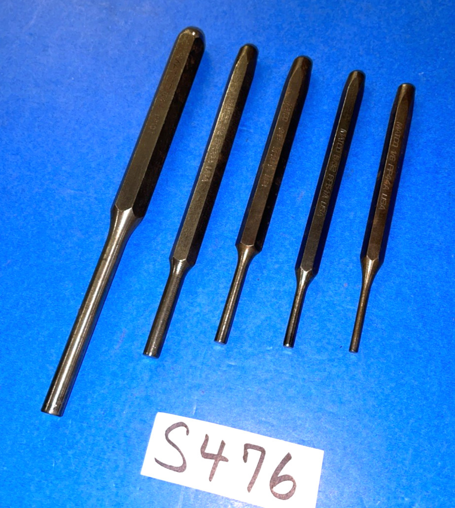 MATCO TOOLS 5 PIECE PUNCHES 1/8 – 5/16 SHIPPING INCLUDED IN THE US