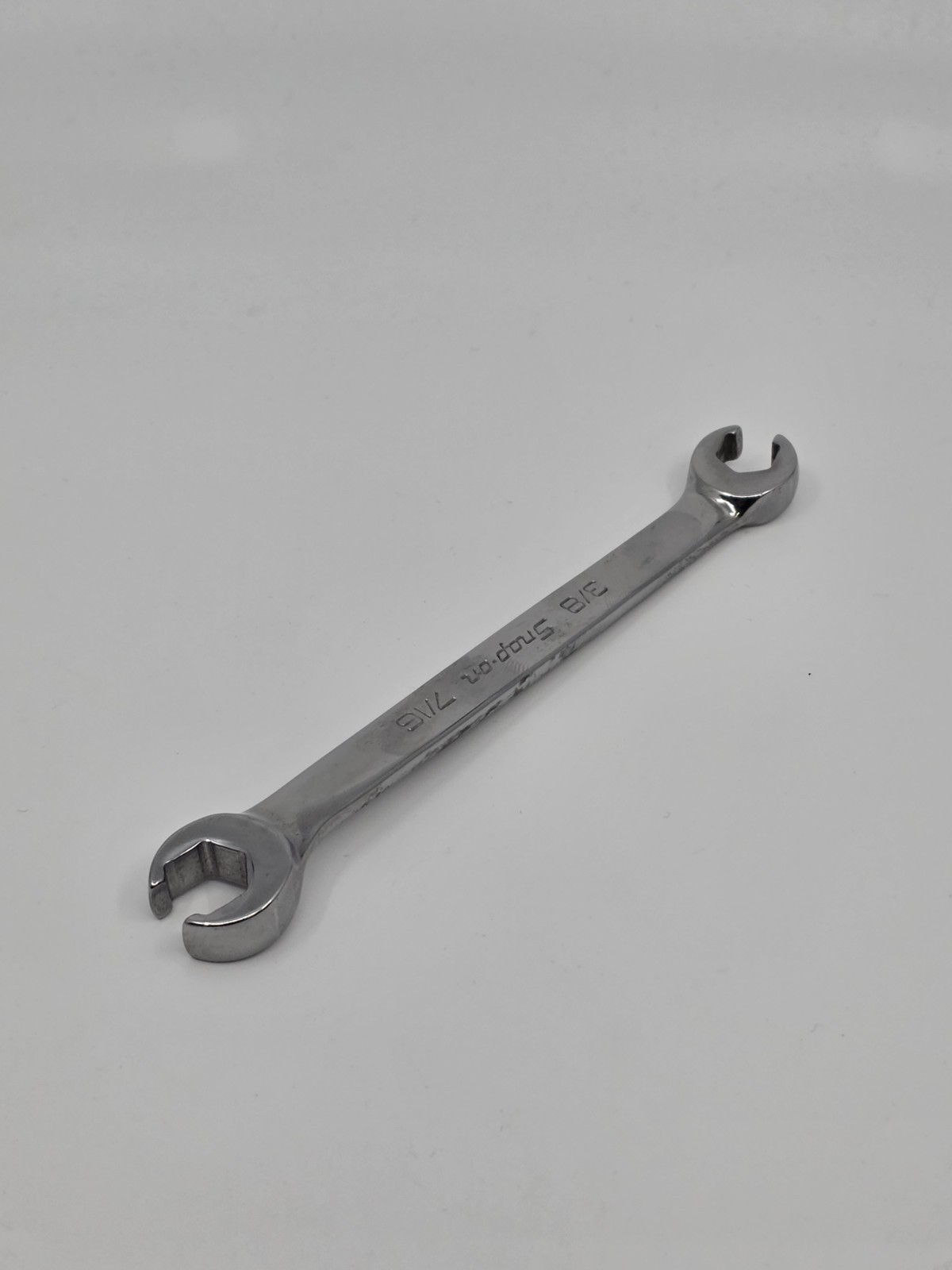 Snap-On Tools USA NEW 3/8″ 7/16″ SAE Double Flare Nut 6pt Line Wrench RXFS1214B