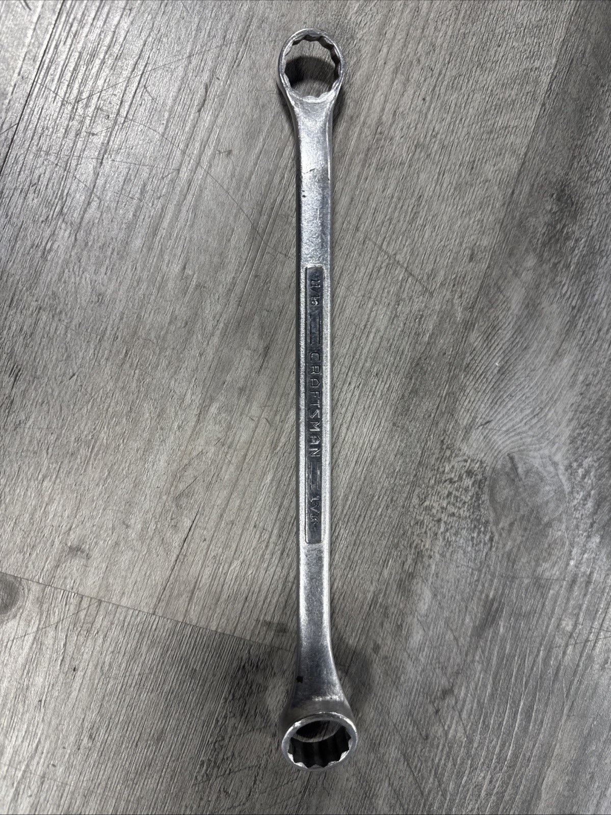 Craftsman Flying =V= 9/16″ x 5/8″ Double Box End Wrench USA Vintage
