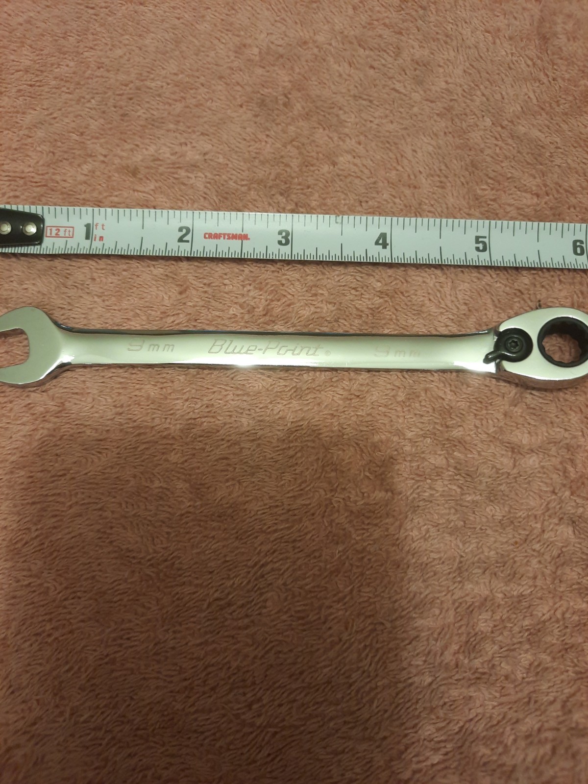 Blue Point By Snap On Tools 9 Mm Combination Ratchet Wrench Reversible