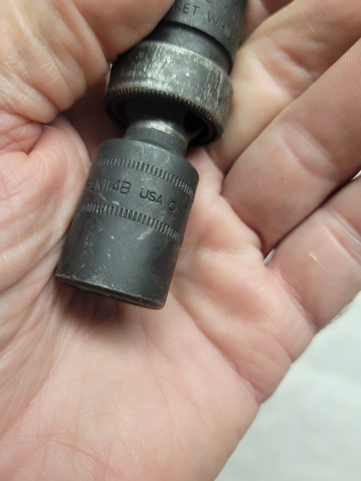 Snap on IPLM14B 1/2″ Dr 6 Point Metric 14mm Swivel Impact Socket USA NICE COND
