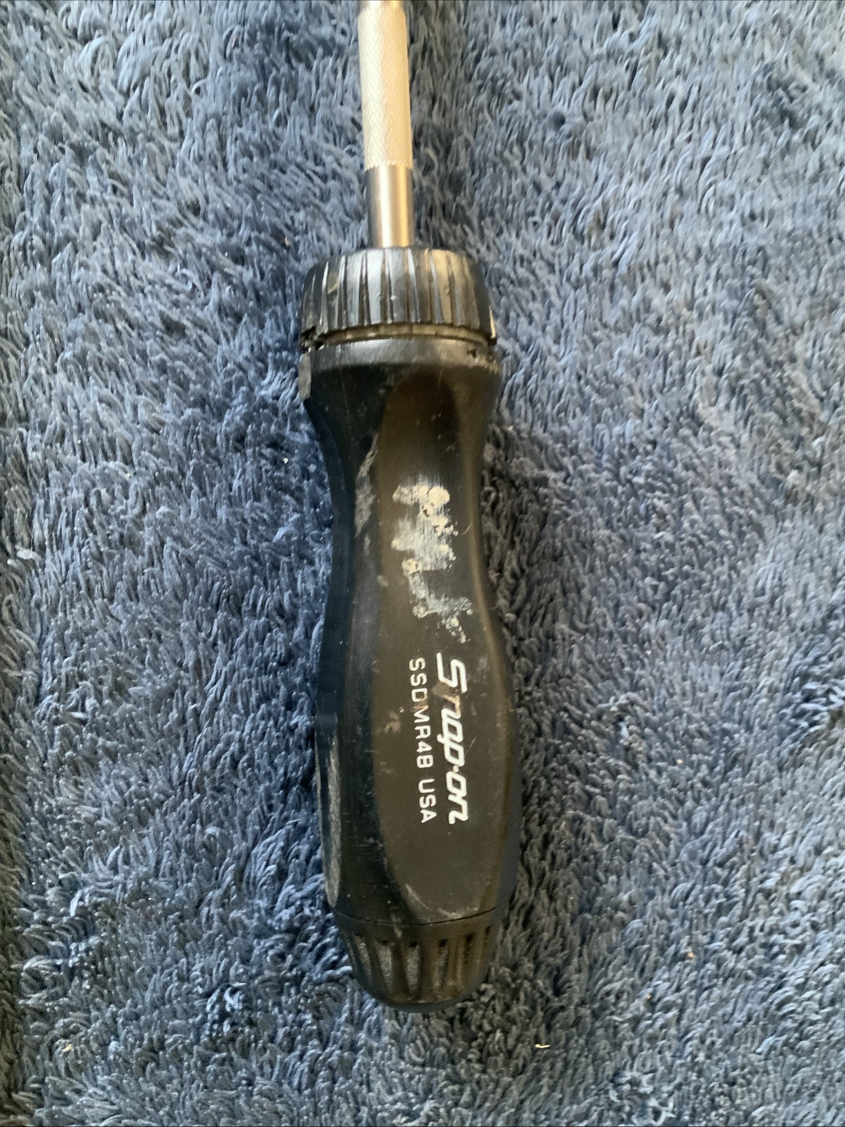 Snap On Ratcheting Screwdriver…black….used….works Fine,,,