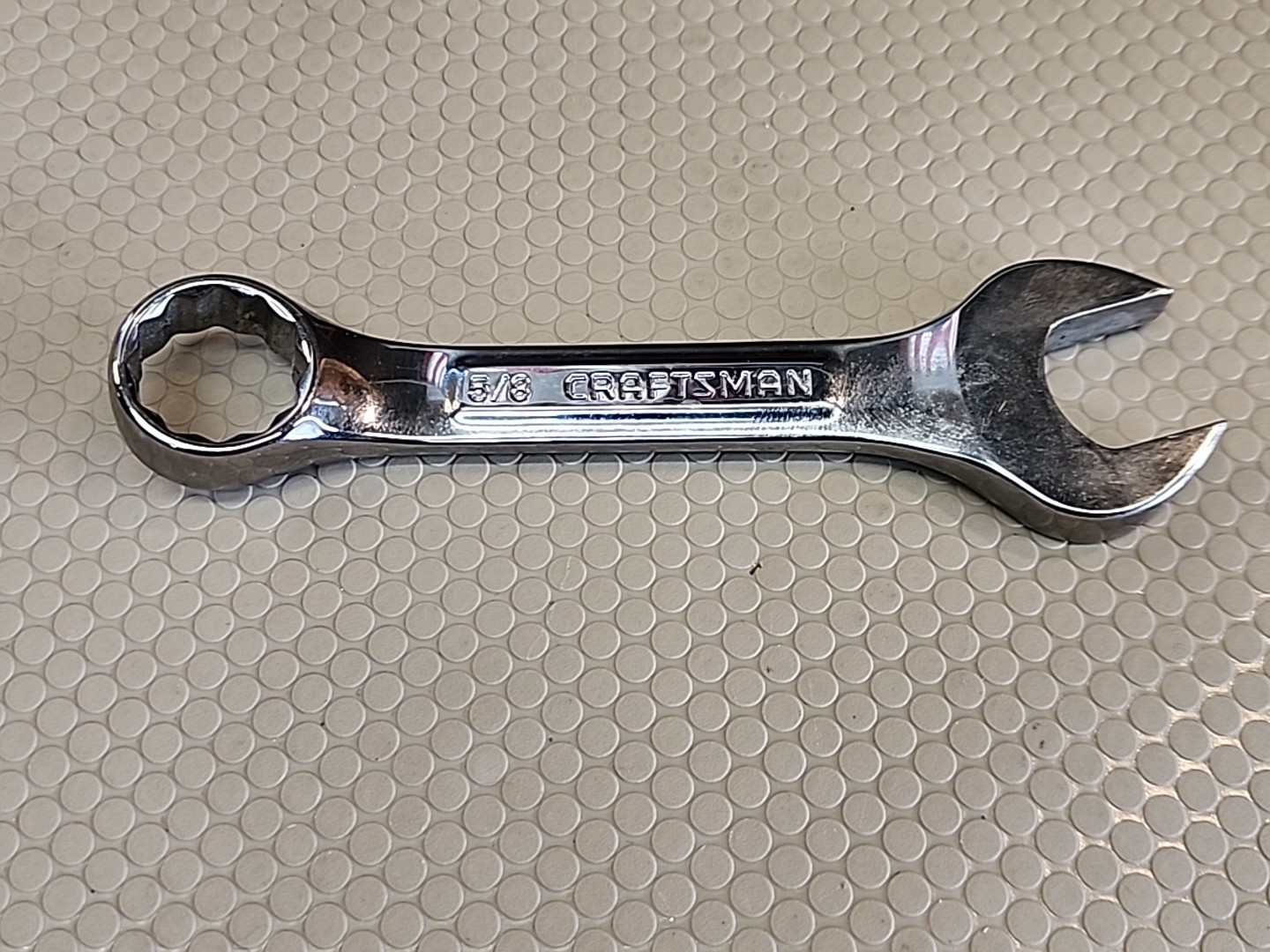 FULL POLISH USA Craftsman 5/8 Inch Stubby Short Combo WRENCH 44107