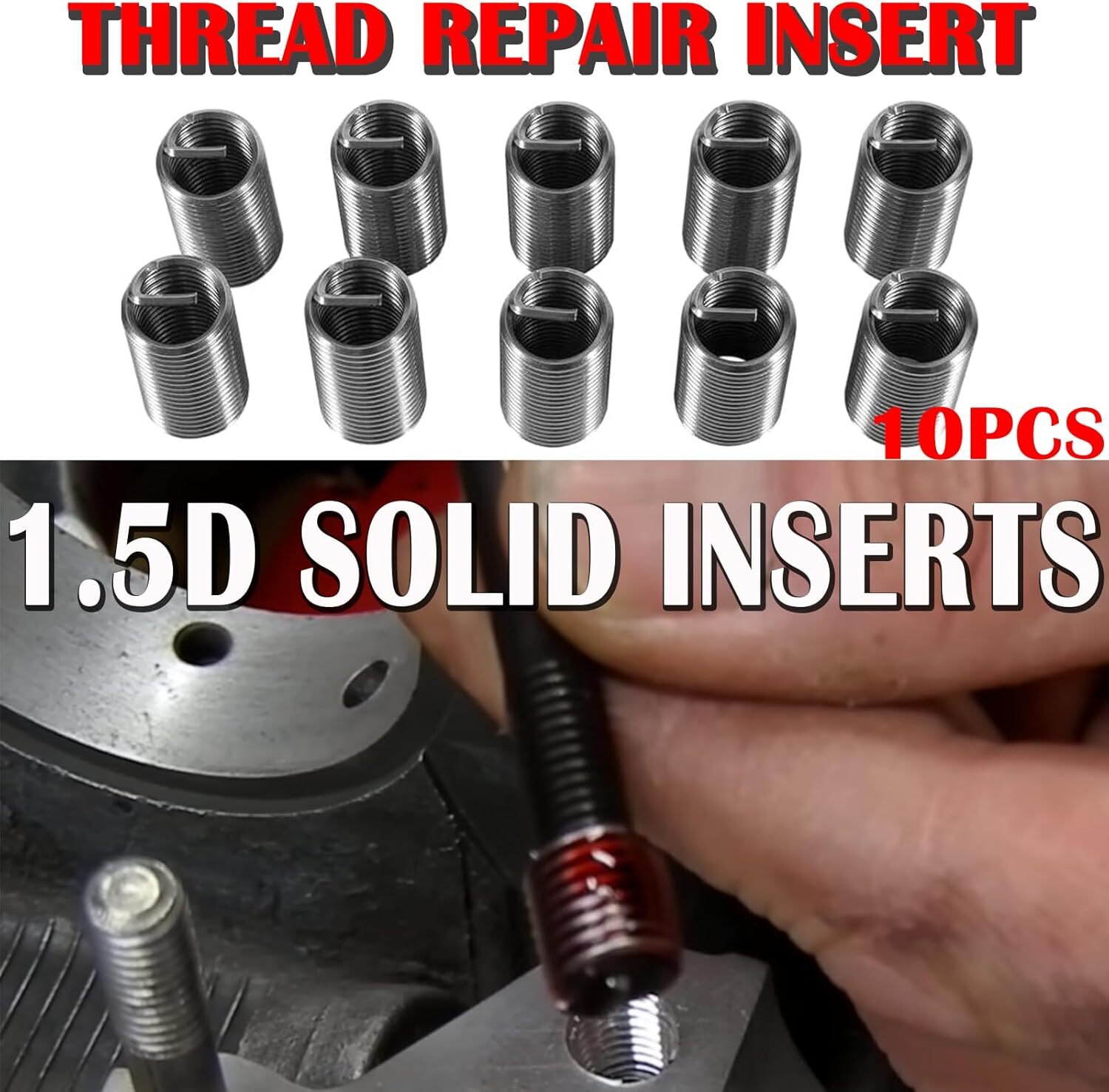 1420 Cylinder Head Bolt Repair Kit 11.5mm x 1.5 For Honda Toyota