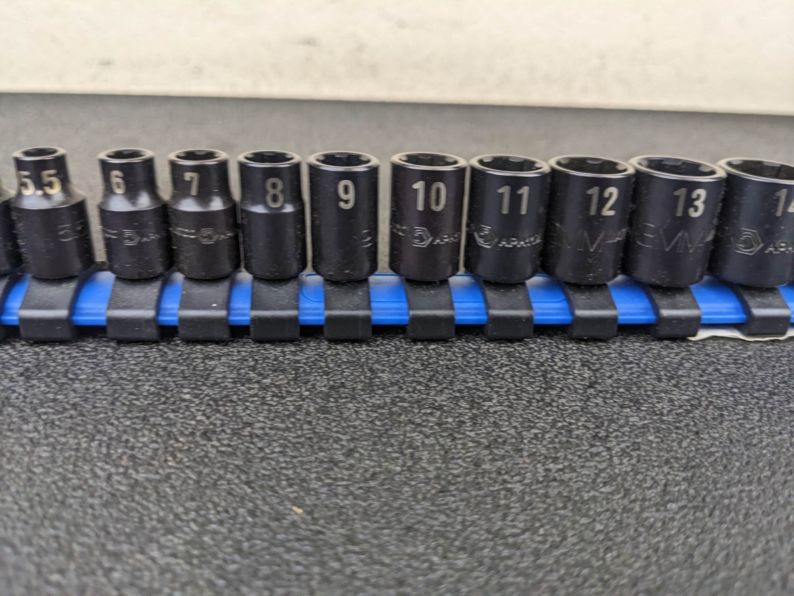 #bp108 Matco Tools NEW SAPMA12R 1/4″ Drive Pro Non Slip Impact Socket Set Metric