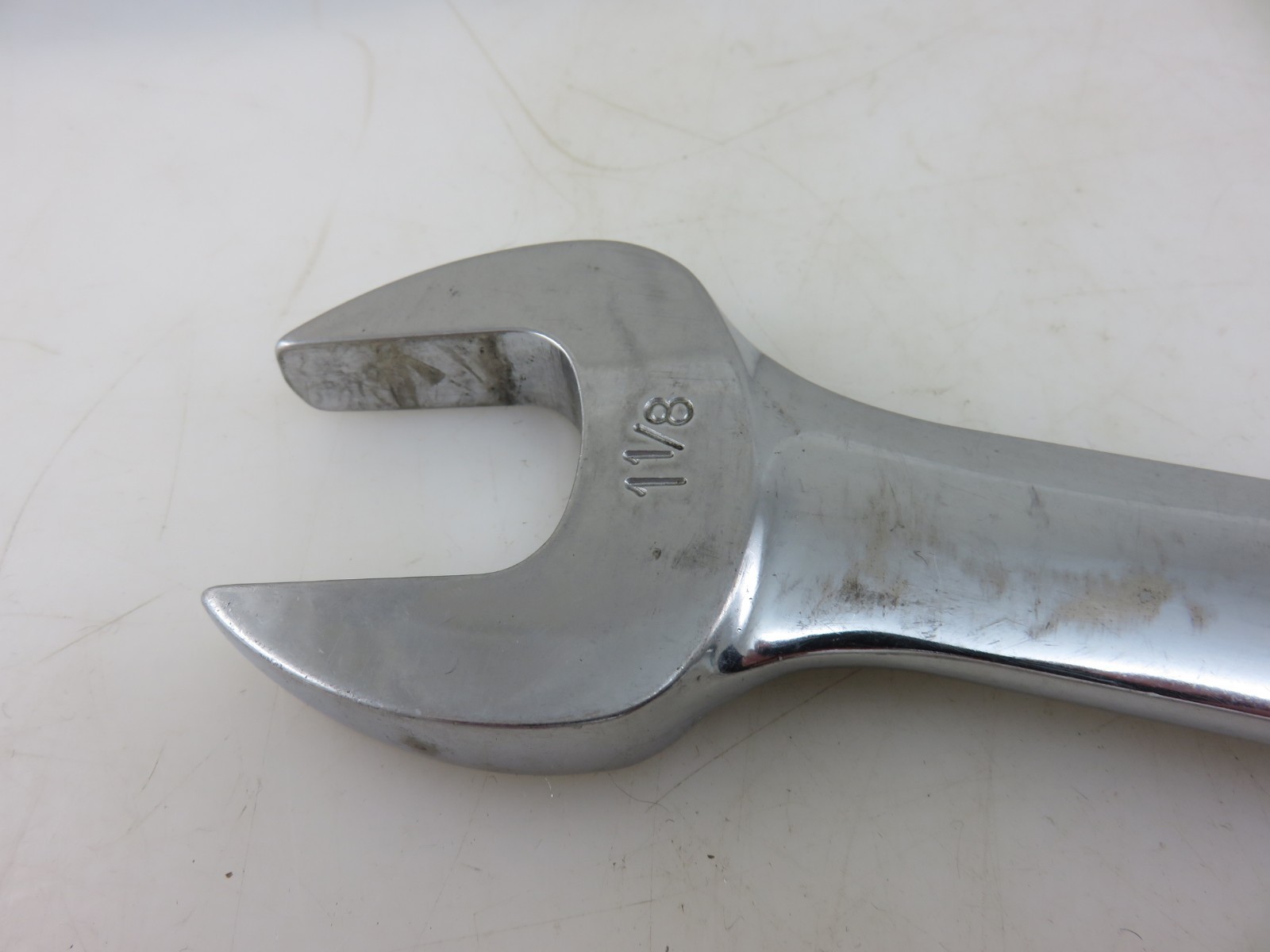 Snap-On OEX36 1-1/8″ Combination Wrench 12pt 15.5″ Long Vintage