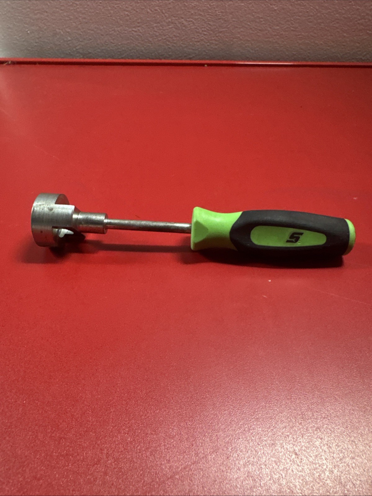 Snap-on Tools USA NEW 7/8″ GREEN MAGNETIC 6in. Brake Retainer Spring Tool BST6G