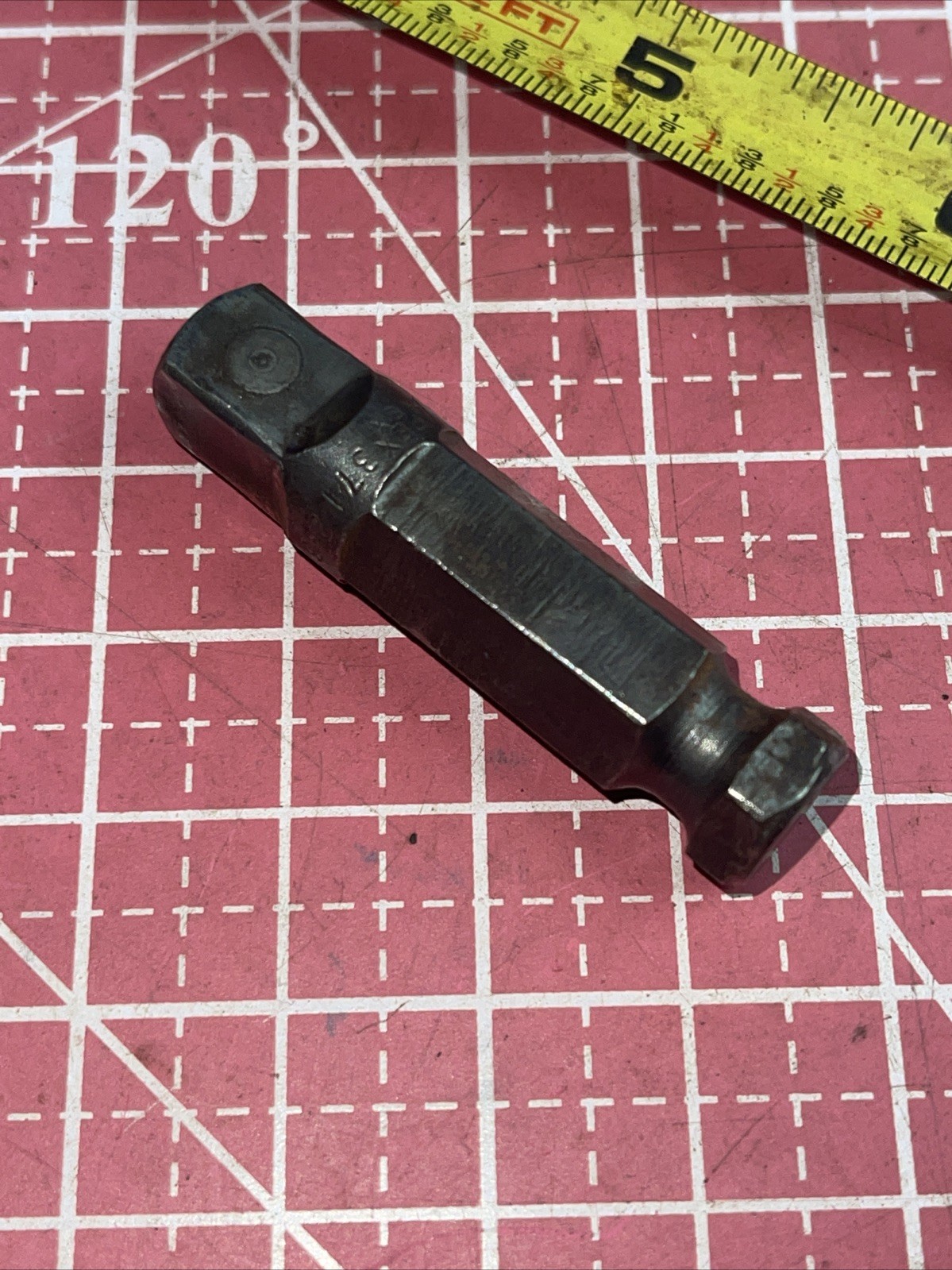 Apex USA EX371-2 Hex 7/16” Power 3/8” Drive Socket Adapter Extension 2” Long 3/8