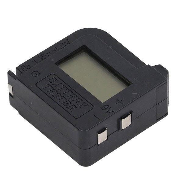 Lightweight Portable Battery Tester with LCD Screen for Various Battery Types