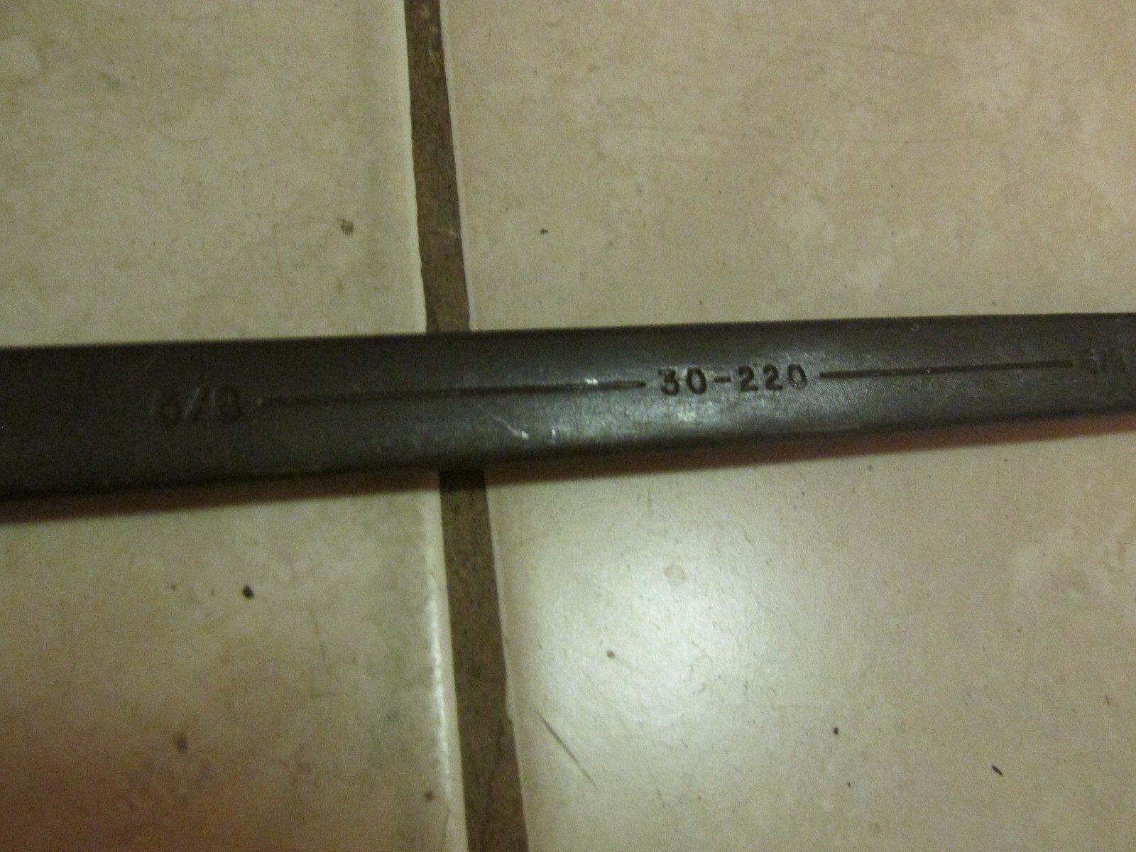 Vintage ARMSTRONG USA 5/8 COMBINATION WRENCH 10 INCHES LONG 12 POINT 30-220