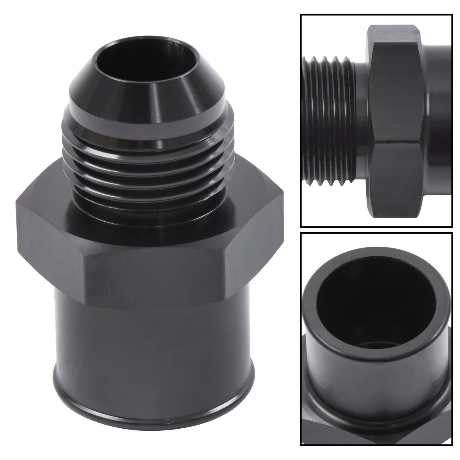 New SBC 10AN Valve Cover Adapter Fittings (1 Pair ) for Push-In Grommet 34-00031