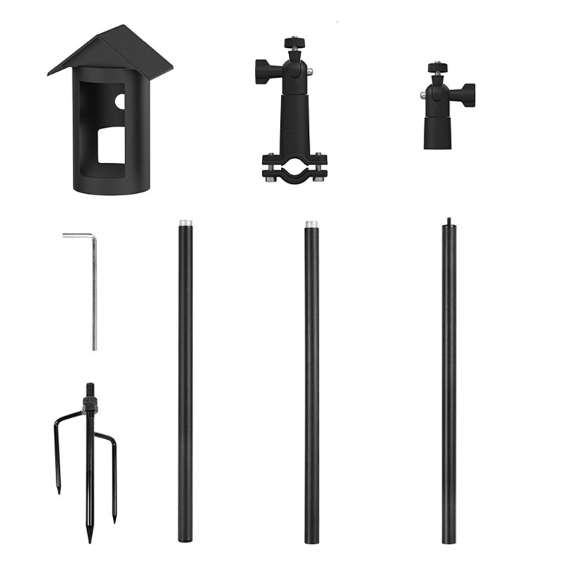 Universal Outdoor Security Camera Ground Stake Mount Adjustable For