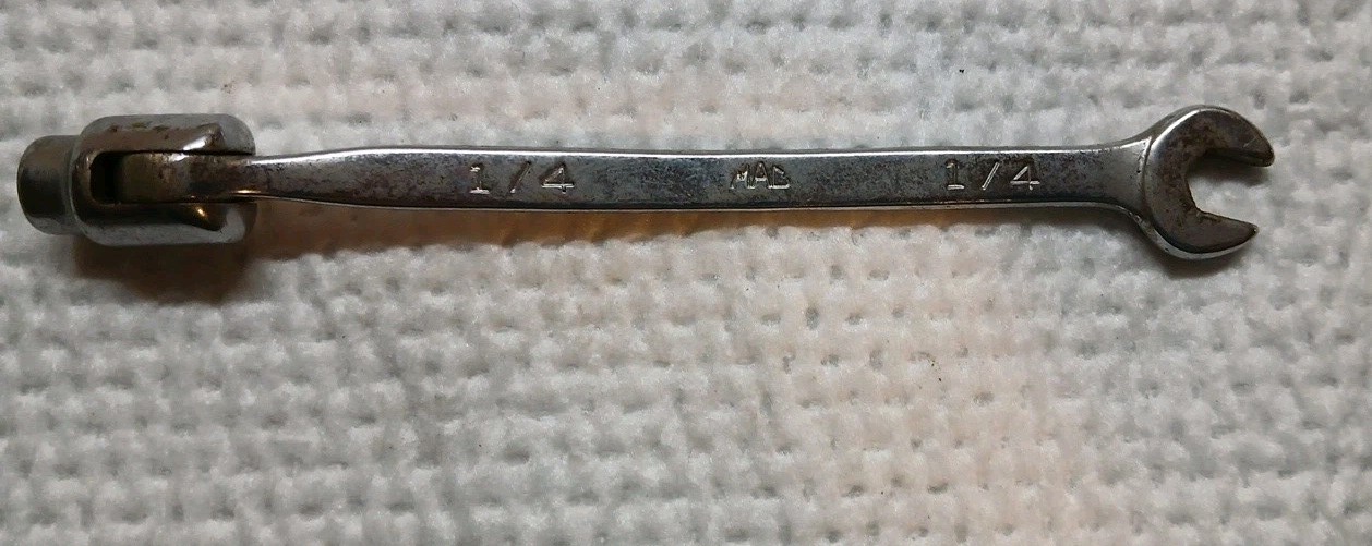 Mac 6Pc Combination Flex Head Socket End Wrench Set «1/4-9/16»