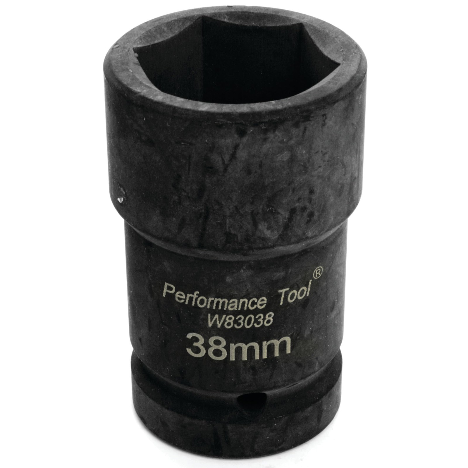 Performance Tool W83038 38mm Heavy Duty Metric Socket with 20mm Recessed Square