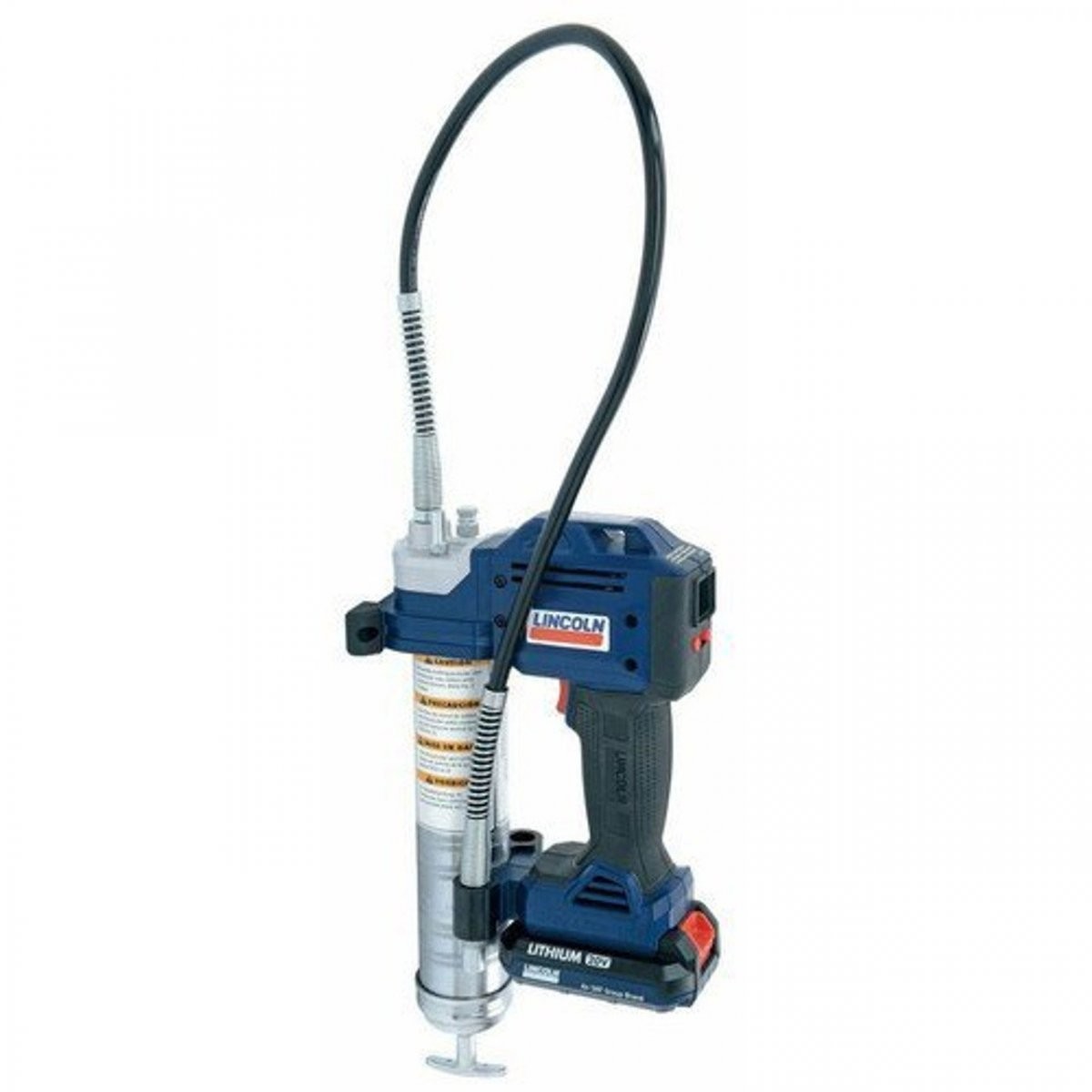 Lincoln Industrial 1884 PowerLuber 20V Li-Ion Grease Gun Kit, Two Batteries
