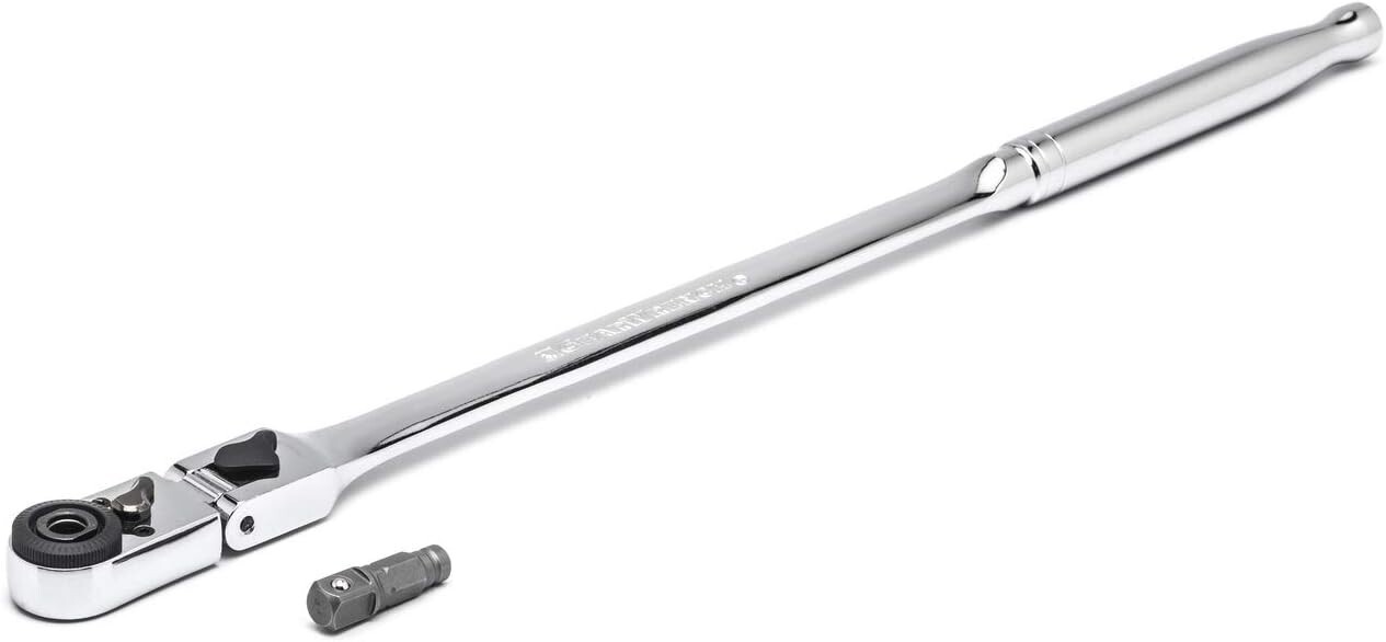 1/4″ Drive 72 Tooth Quick Release Locking Flex Slim Head 12″ Ratchet |