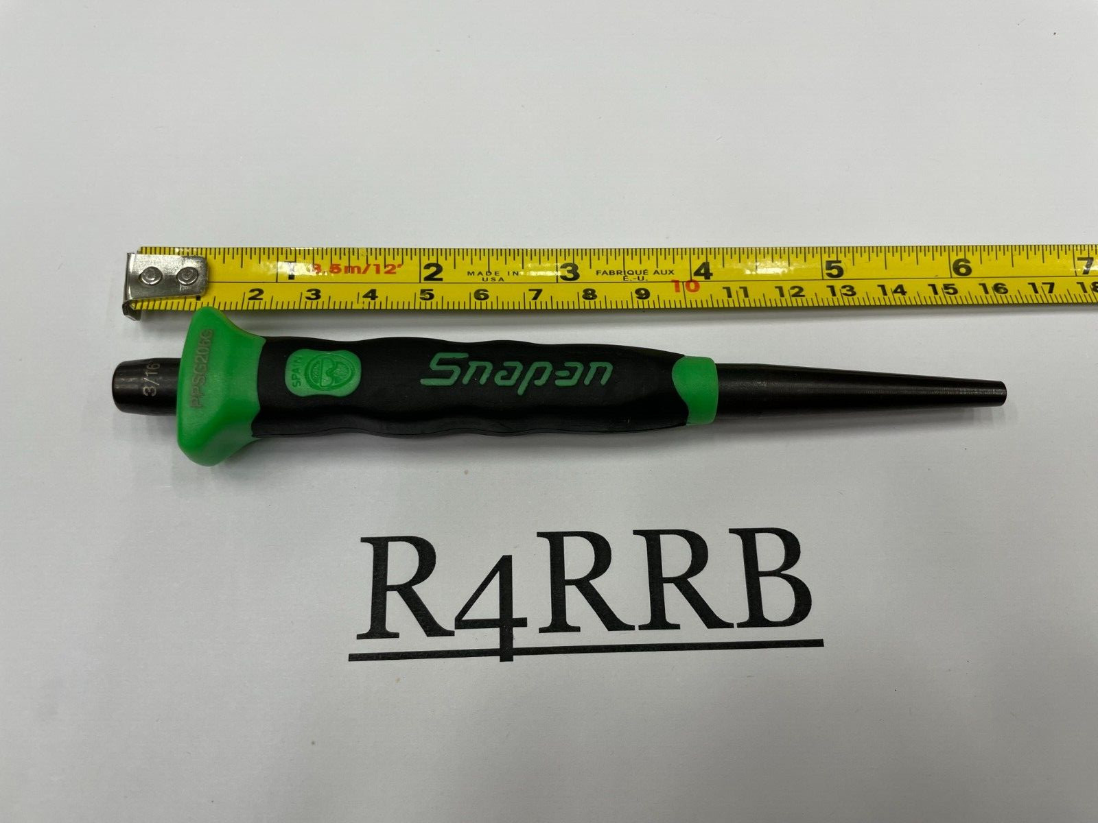 Snap-on Tools SPAIN NEW GREEN Soft Grip 3/16″ Starter Punch PPSG206G