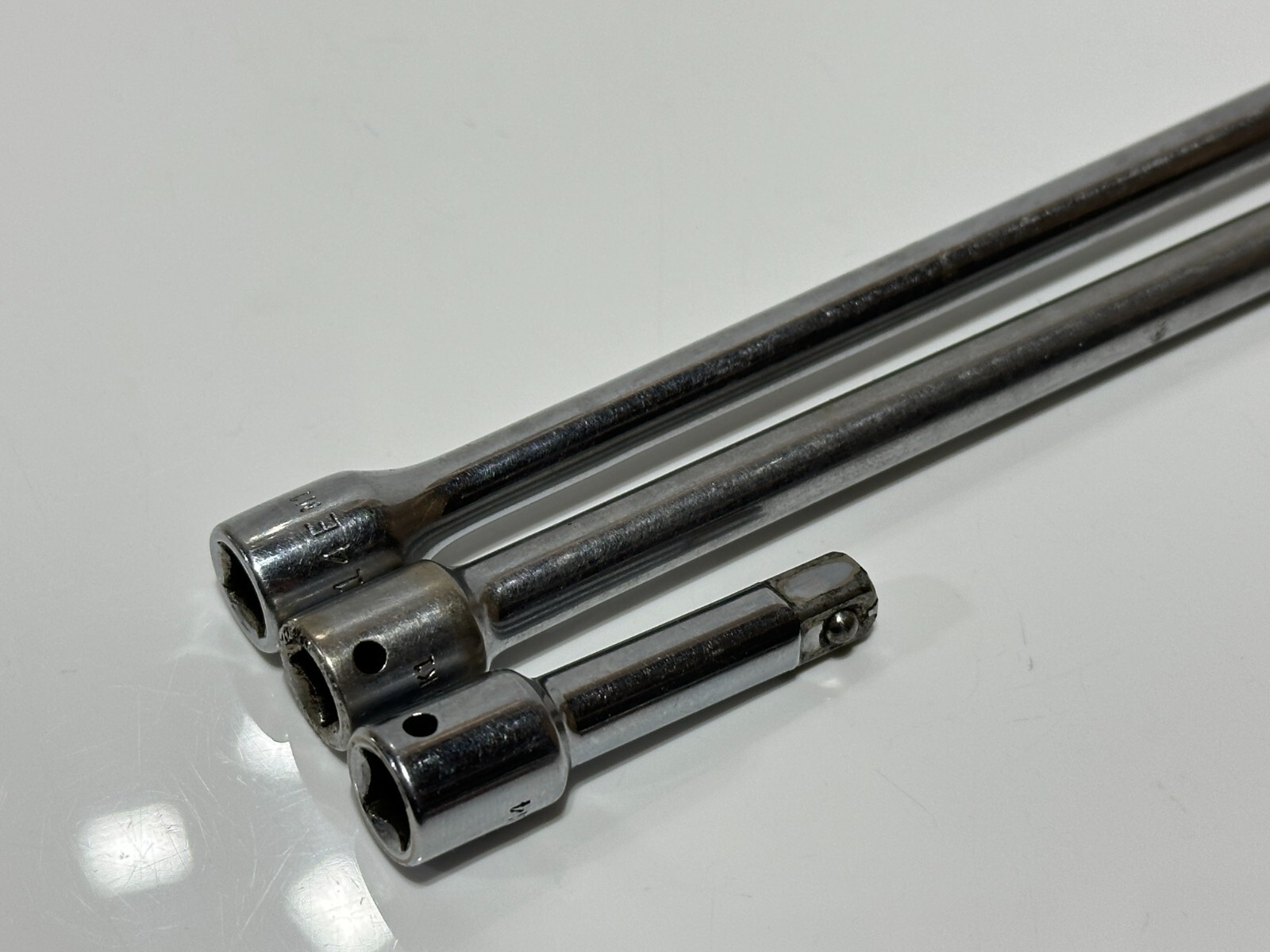 MAC Tools USA 3pc 1/4″ Drive 2″, 6″, 14″ Long Chrome Socket Extension Lot Set