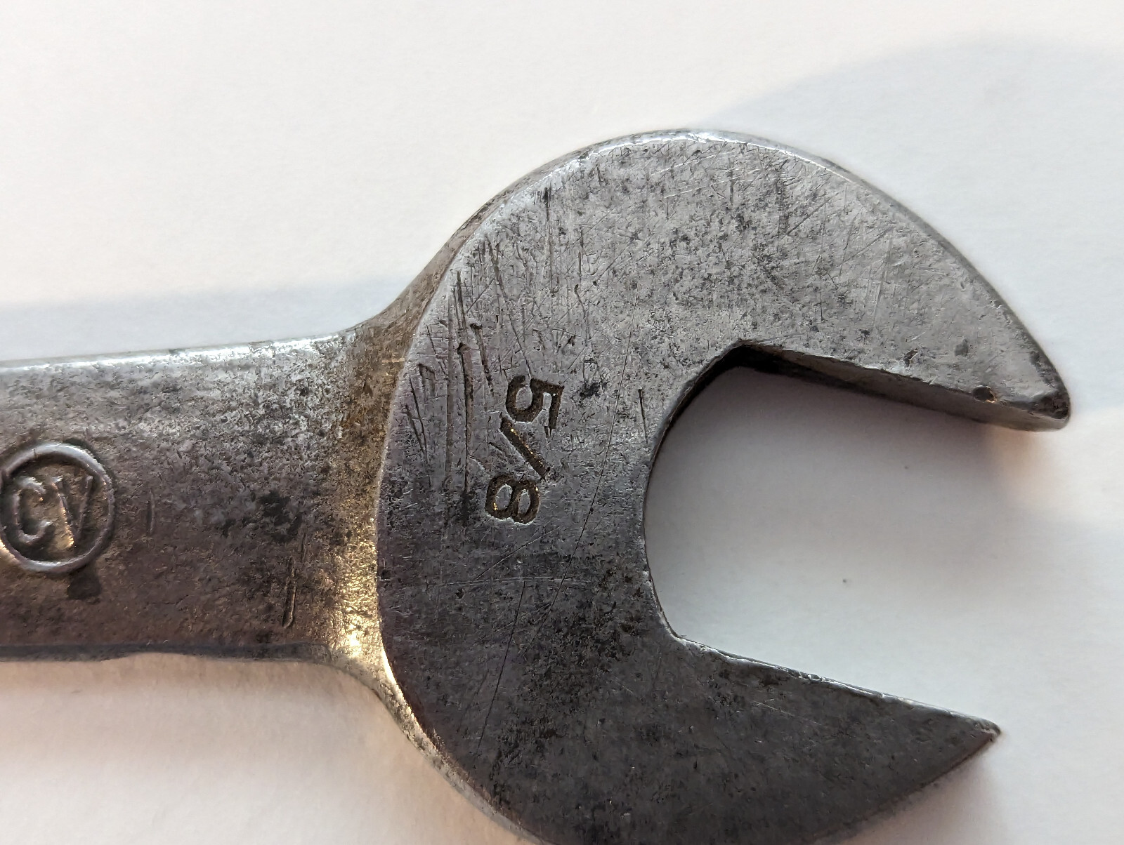 Vintage Bonney open end Wrench 9/16” 5/8” # 1727 Chrome Vanadium USA