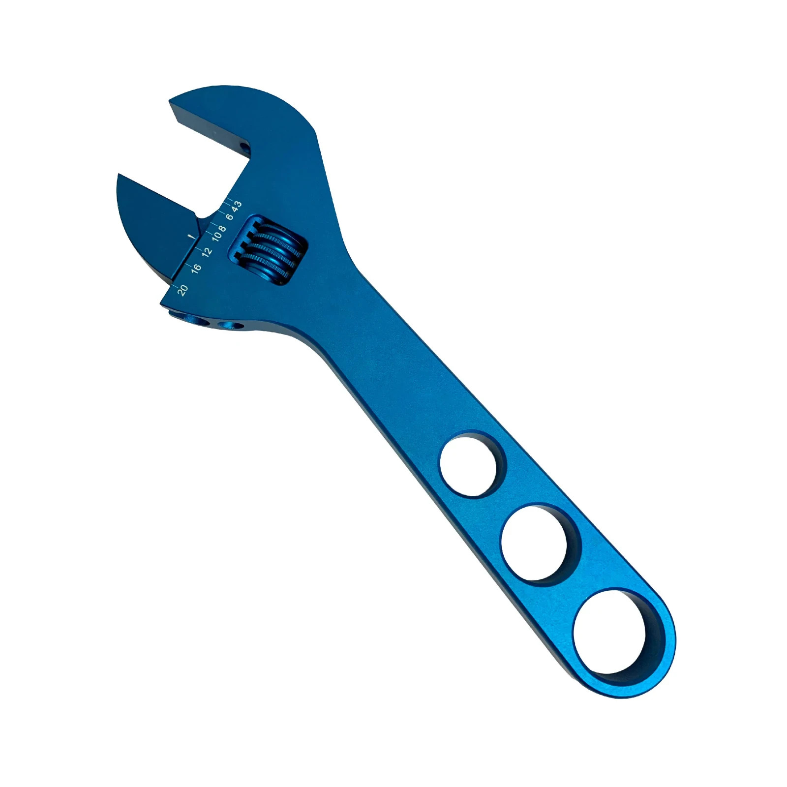 Racing Power Company R6206 9In Adjustable Aluminum Wrench Blue