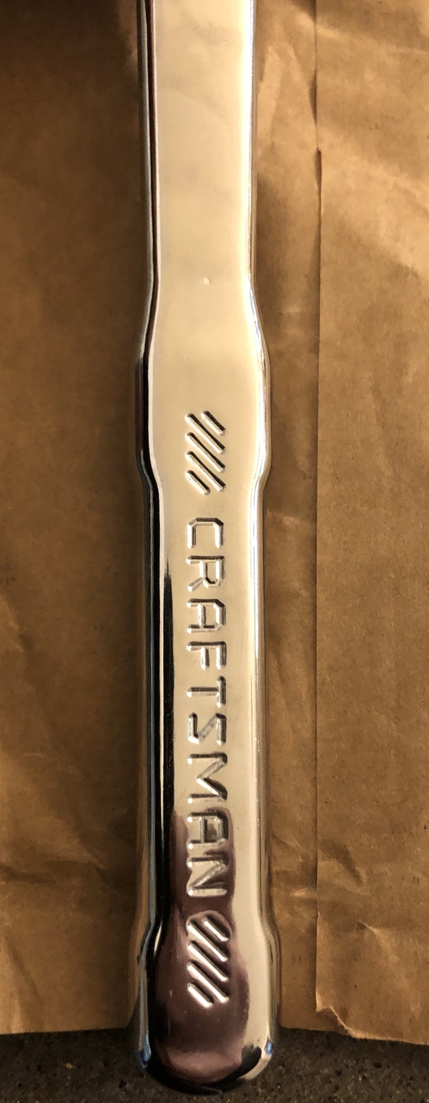 NEW Craftsman Low Profile Ratchet 72 Tooth Chrome 1/2″ Drive CMMT86723 Taiwan