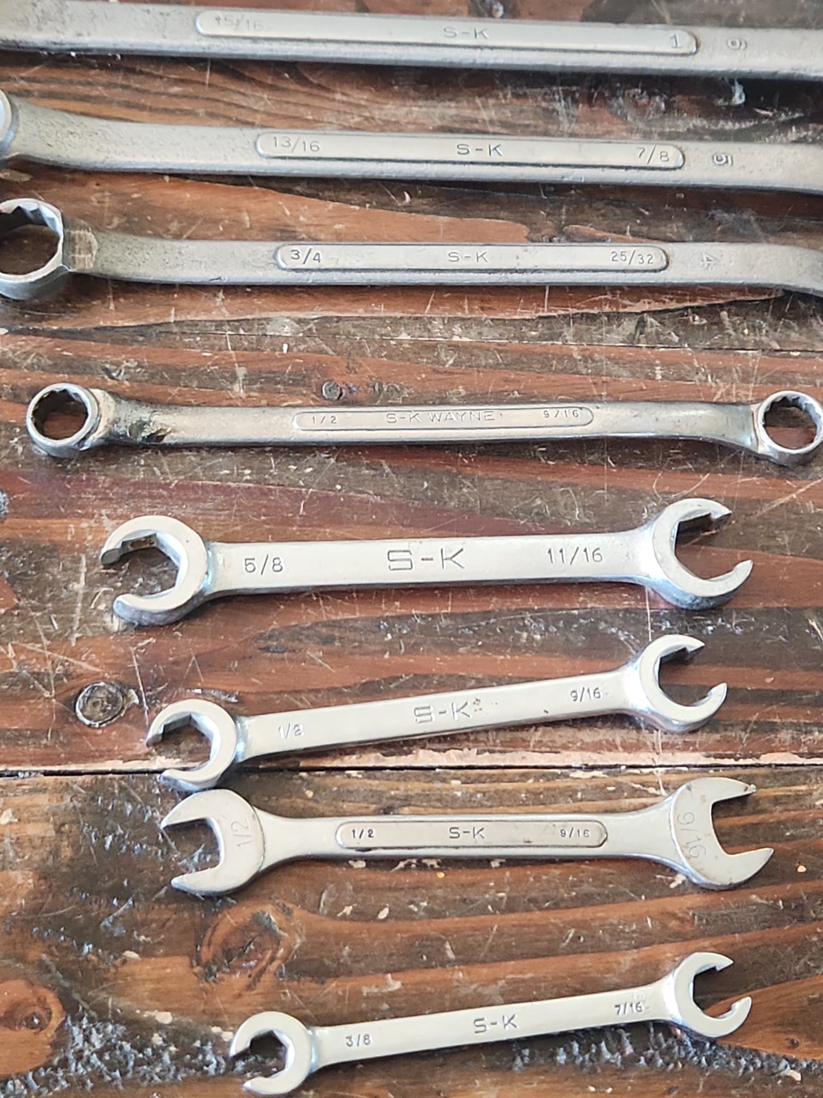 Lot Of 14 SK-Wayne Ratches And Wrenches. Mostly Sk