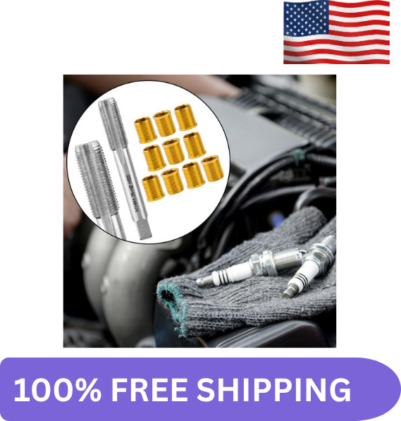 12Mm X 1.25 Helicoil Kit, m12x1.25 Spark Plug Thread Repair kit 12 Insert m…