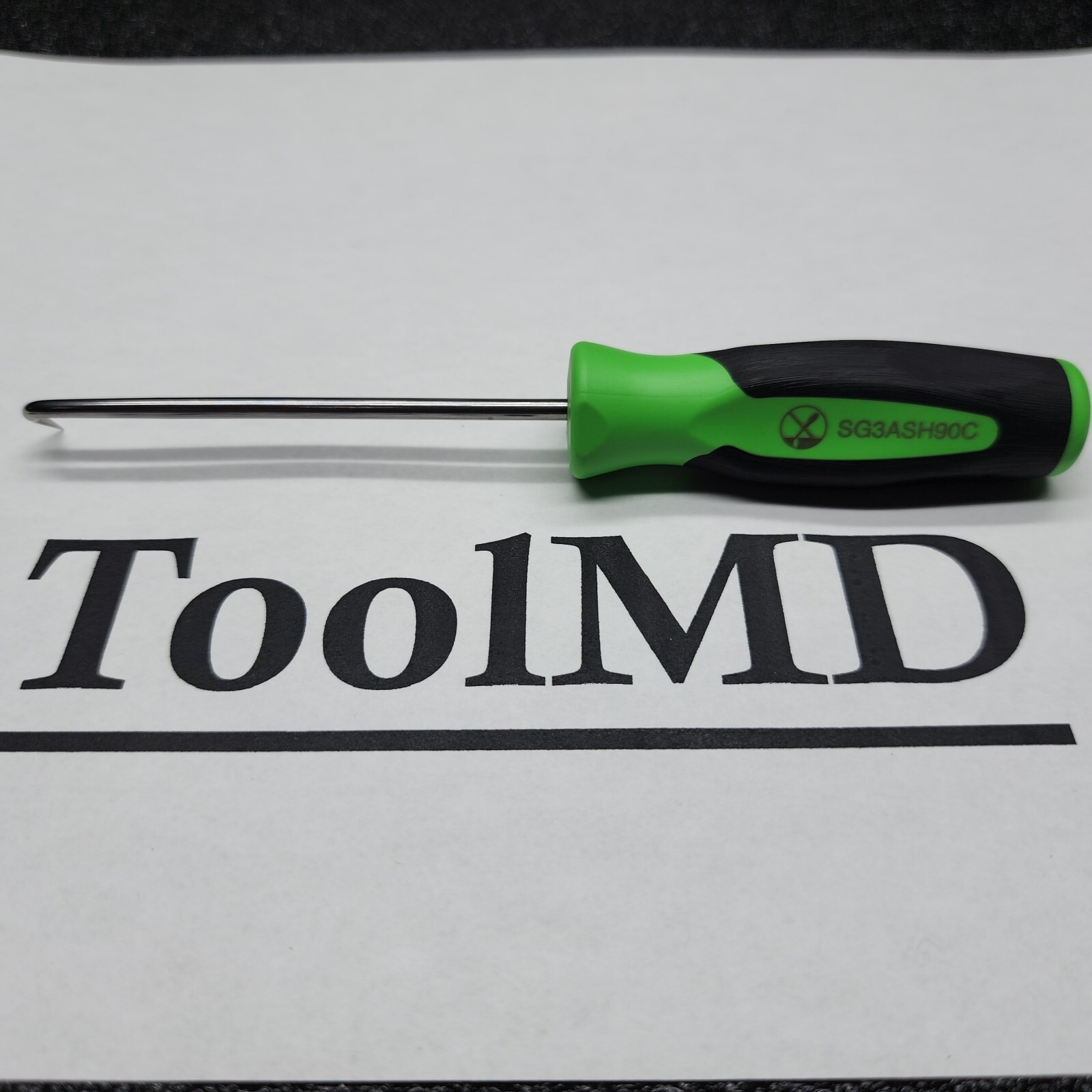 Snap-on Tools USA NEW GREEN Mini Soft Grip 90° Tip Miniature Pick SG3ASH90CG