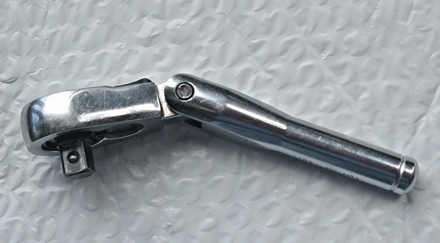 CRAFTSMAN TOOLS 44834VM, 3/8″ DR FLEX HEAD RATCHET, 5.5″ L *QUICK RELEASE *USA*