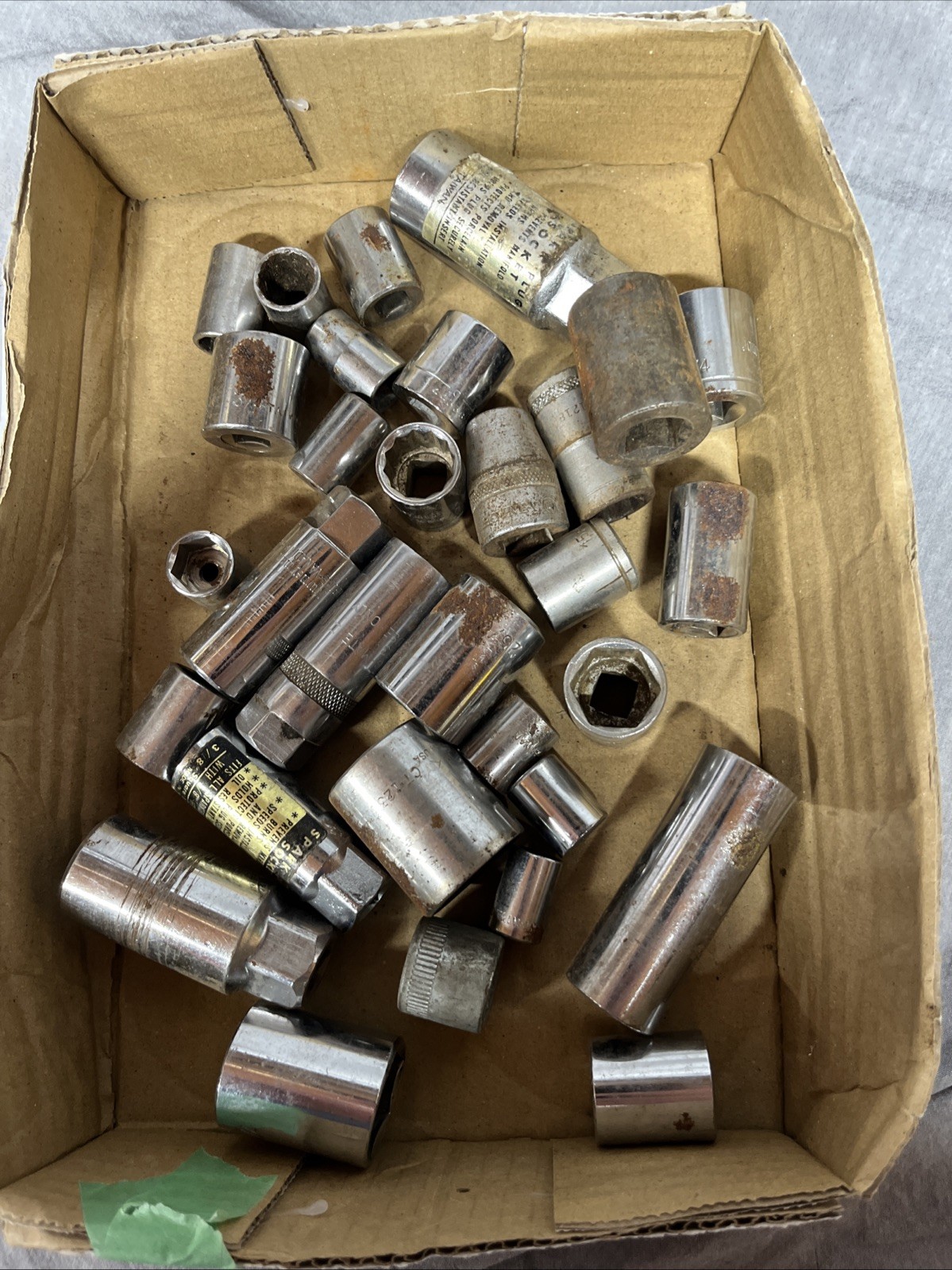 Mixed Lot Of 30 Sockets Meter And Standard 1/4” 3/8” & 1/2” Drives