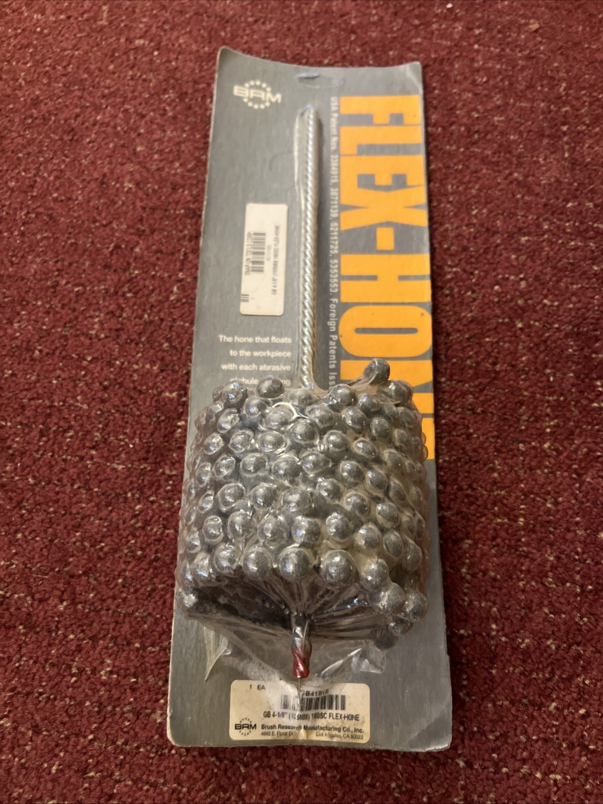 BRM GB41818 FLEX-HONE 40/8″ (105mm) Cylinder Hone w/ 180 Grit Snap On 🔥