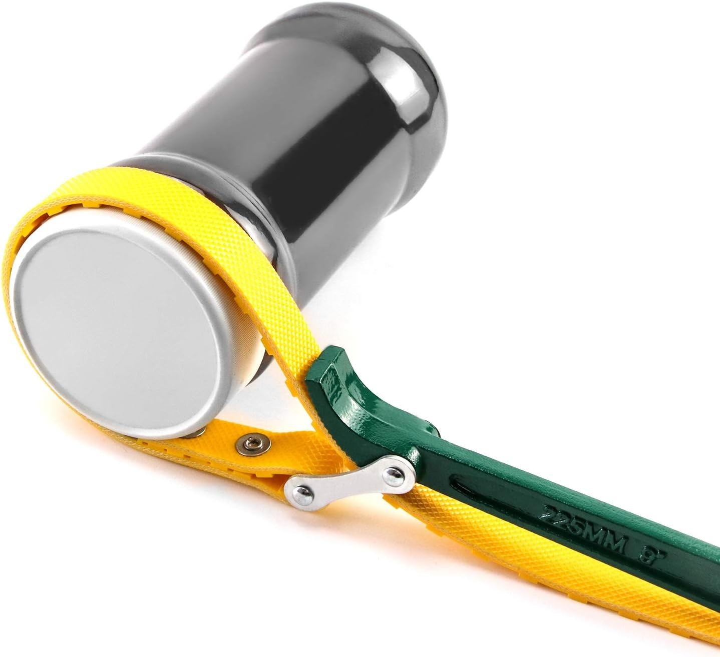 9″ Belt Strap Wrench, Multi-Purpose Adjustable Strap Oil Filter 19 11/16″ Cap…