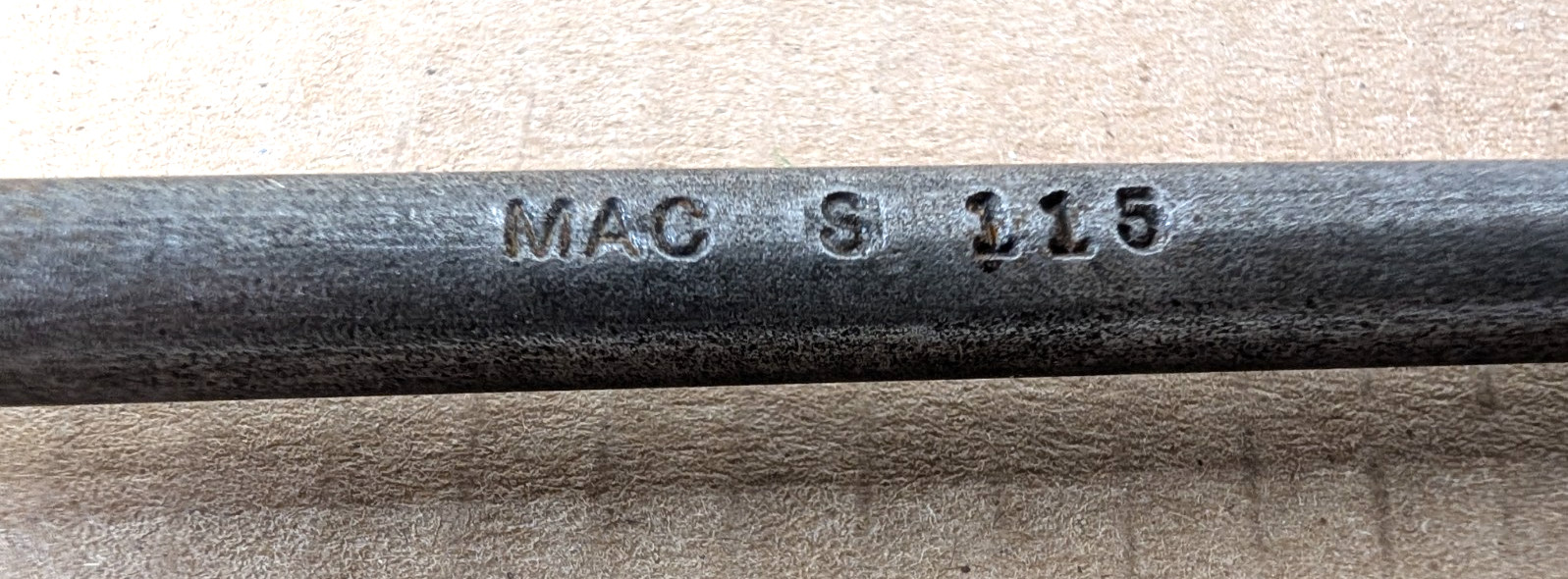 Mac Tools S 115 Rolling Head Line Up Pry Bar 12 1/2″ Long 3/8″ Diam