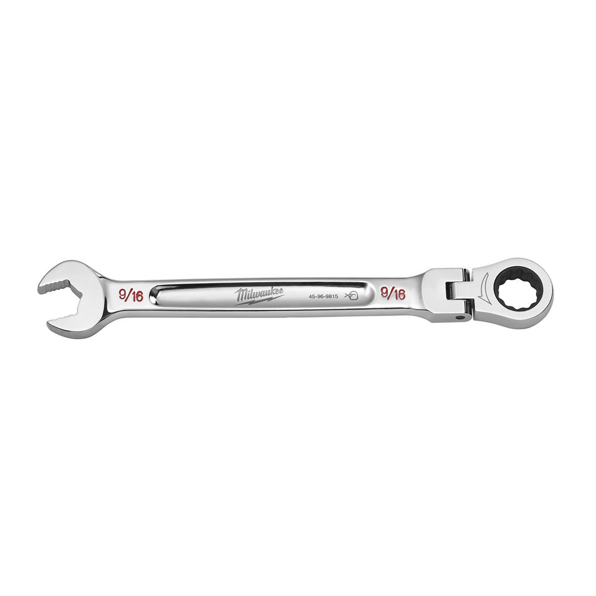 Milwaukee Tool 9/16″ Flex Head Ratcheting Combination Wrench
