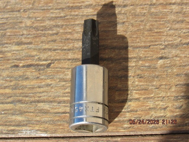 SNAP ON 3/8″ DRIVE FTX45A T45 T-45 TORX BIT DRIVER REMOVER SOCKET UNDERLINE T 45